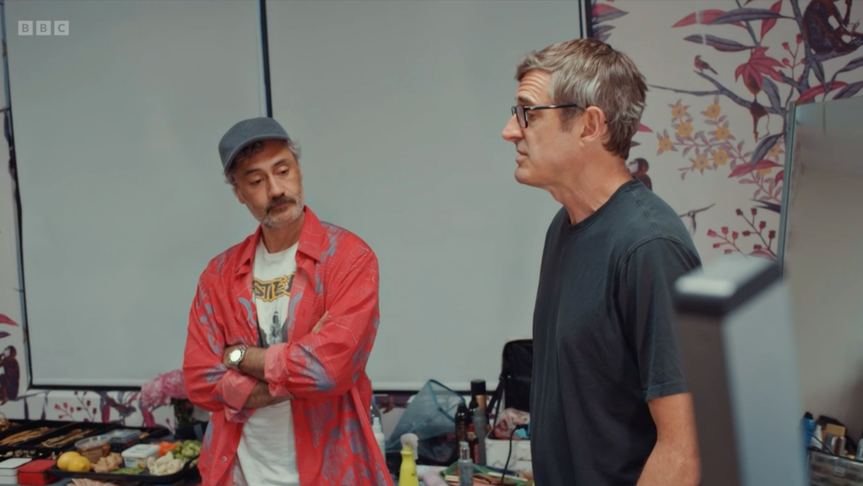 Waititi (left) and Theroux