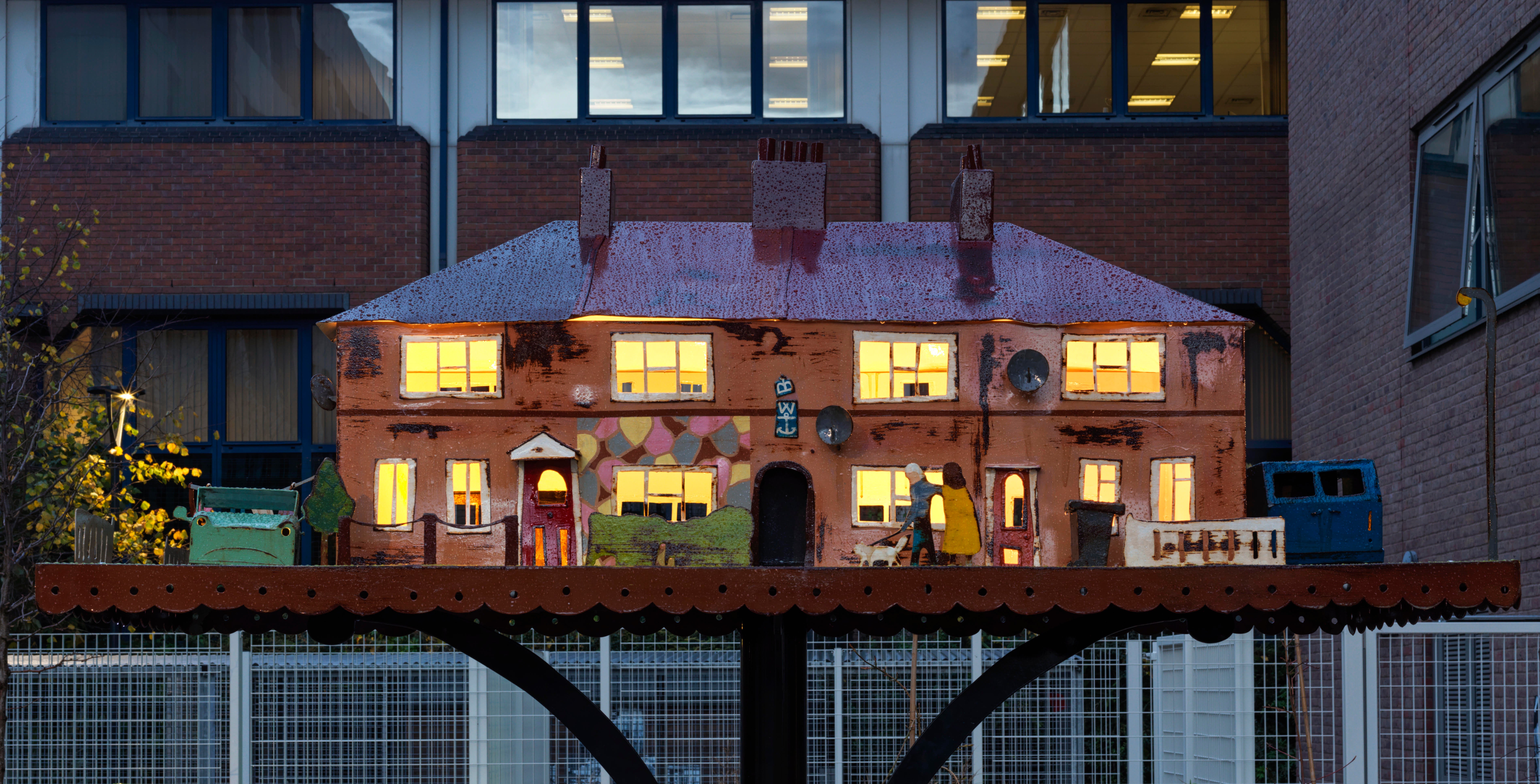 Grayson Perry’s new permanent sculpture ‘Inspiration Lives Here’