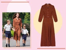 Kate Middleton’s Rixo polka-dot dress is back in stock for winter 