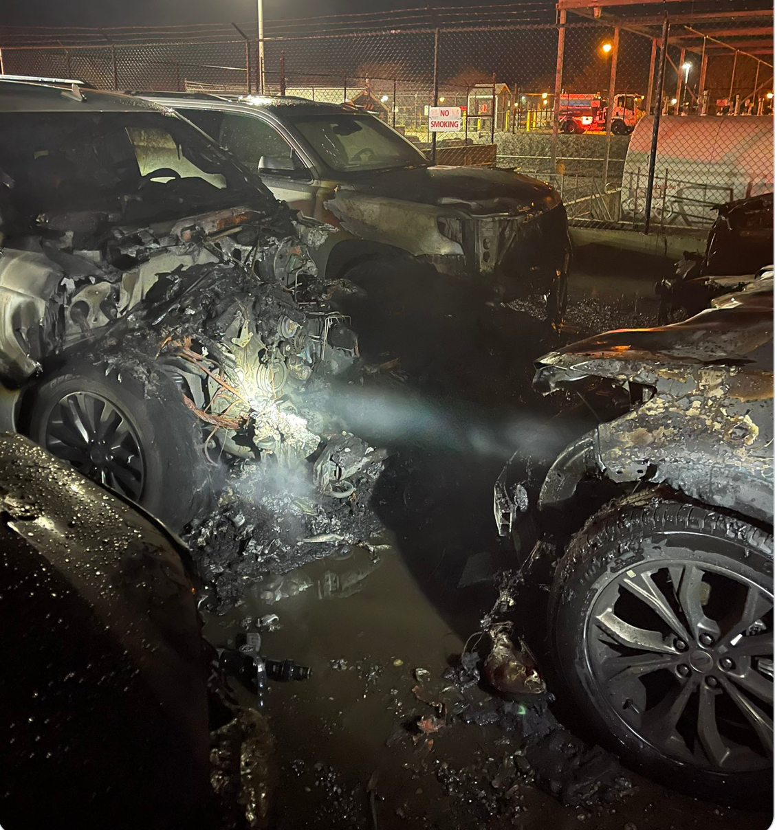 Investigators believe a Ford Exhibition SUV that was subject to a safety recall may have started a fire at Nantucket Airport