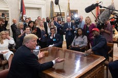 Trump news – live: Trump rages at Kanye West as Mar-a-Lago to tighten security after white supremacist dinner