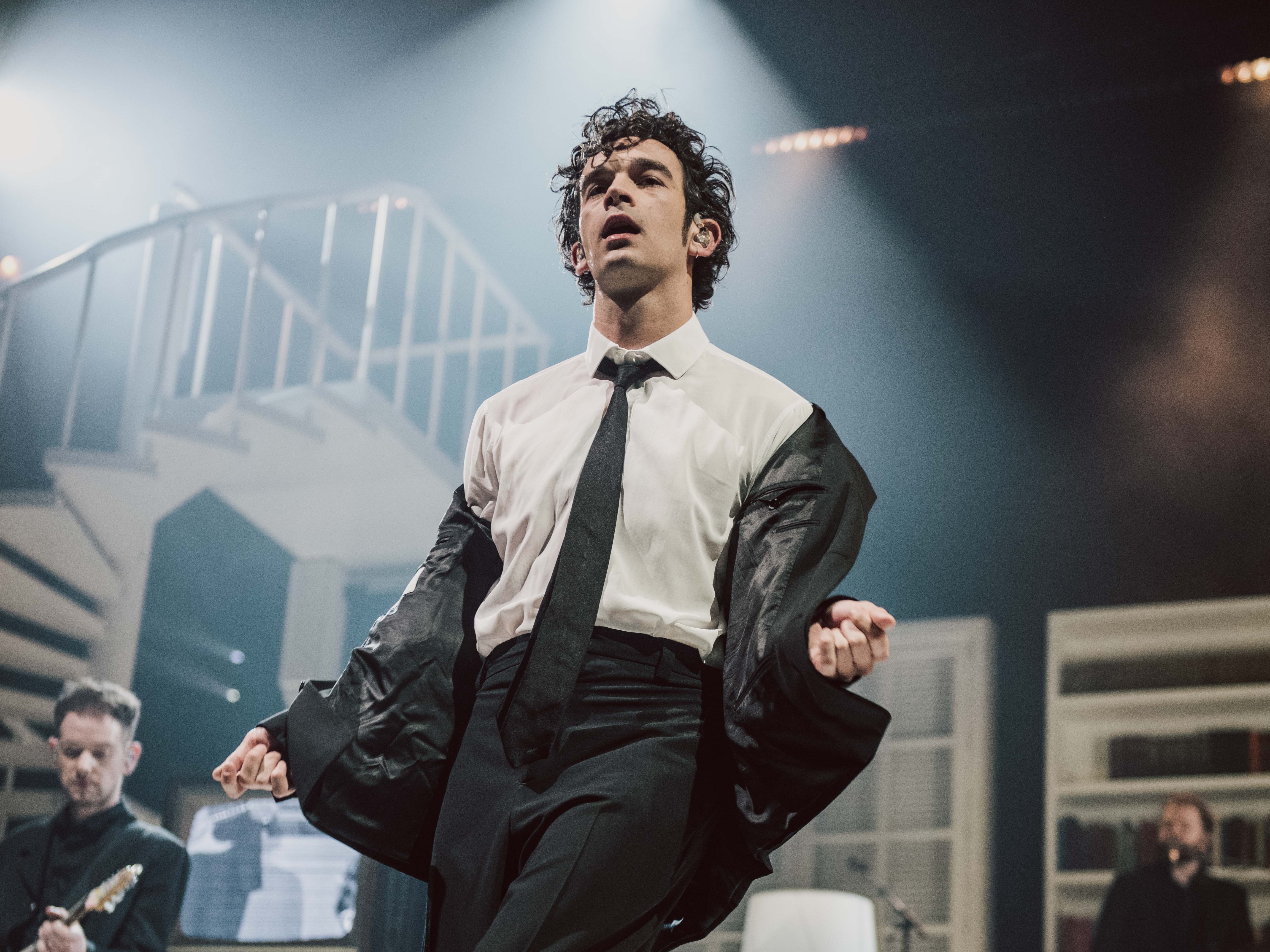 The 1975 perform at the Kia Forum, Los Angeles