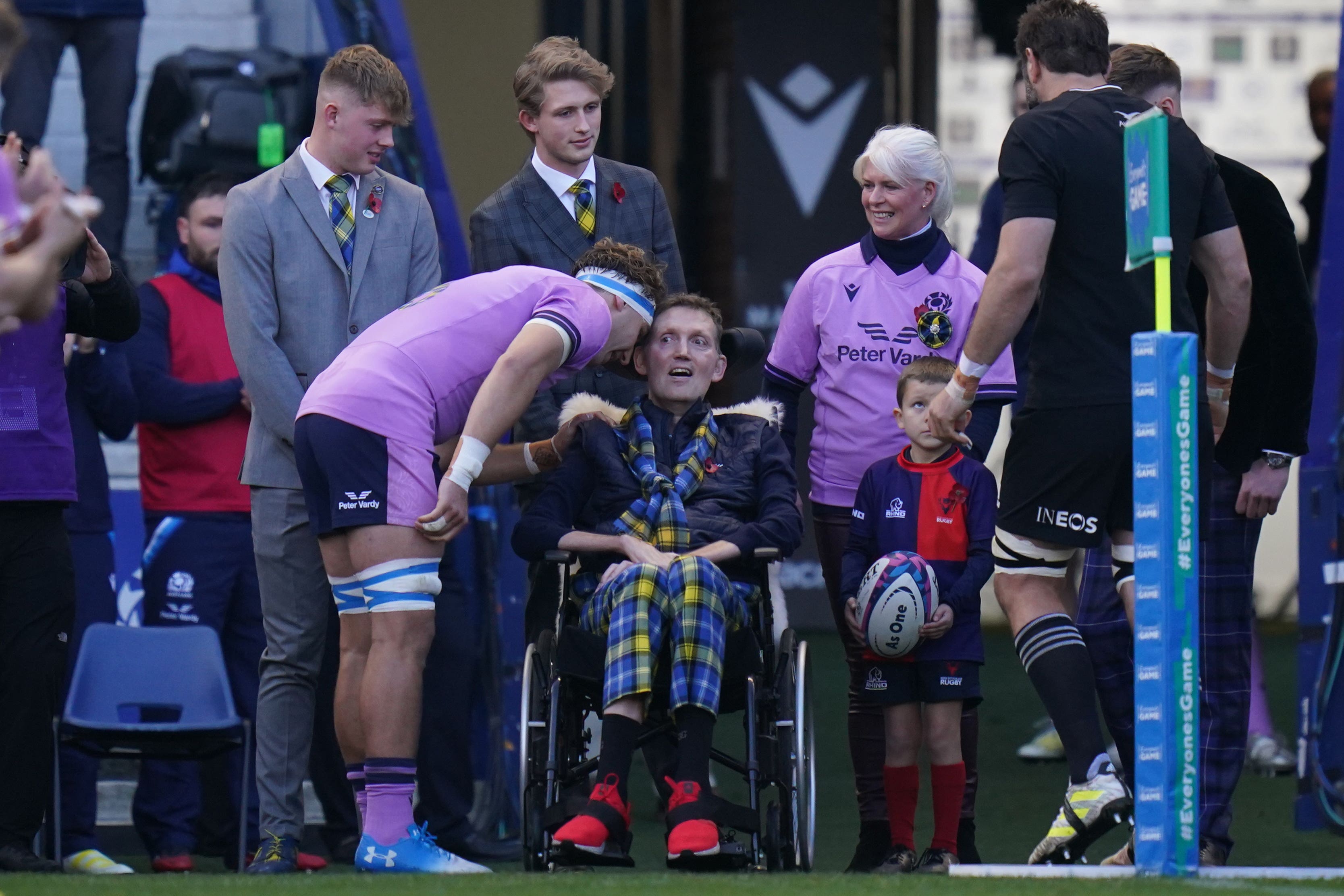 Doddie Weir was at the recent Scotland versus New Zealand match (Jane Barlow/PA)