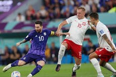Poland vs Argentina LIVE: World Cup 2022 latest score, goals and updates as Messi and Lewandowski start