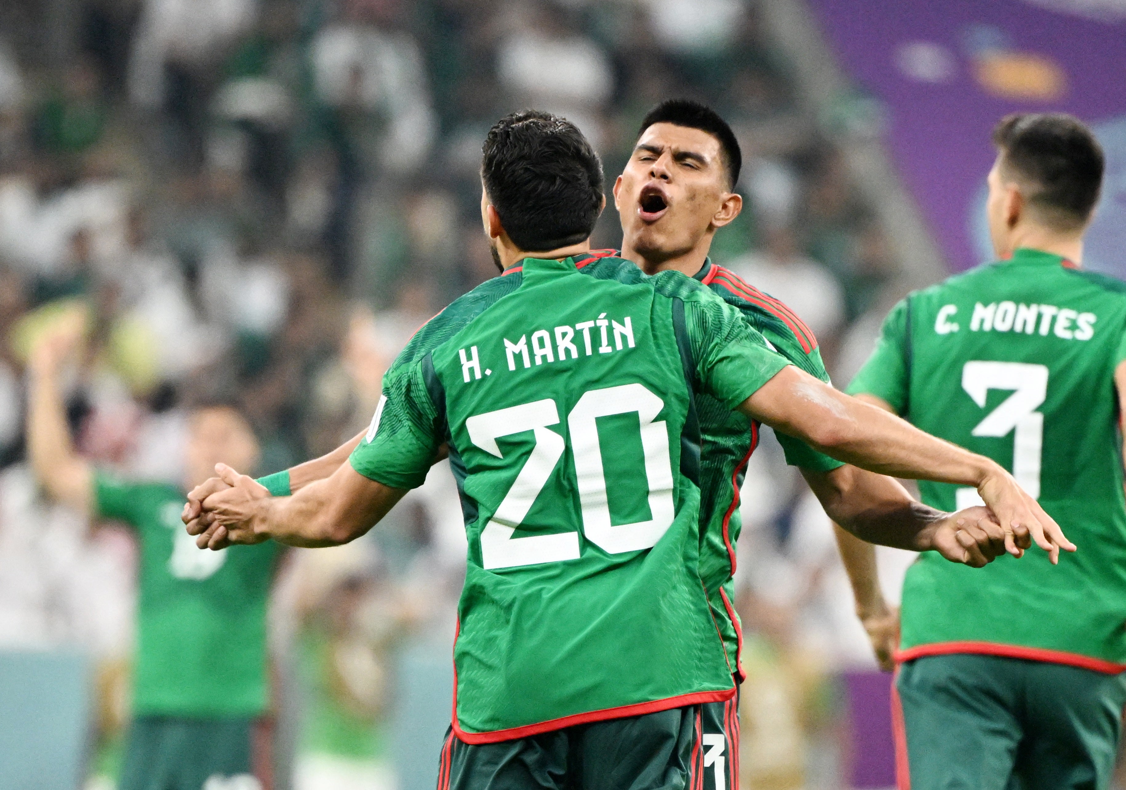 Henry Martin bundled home Mexico’s opener