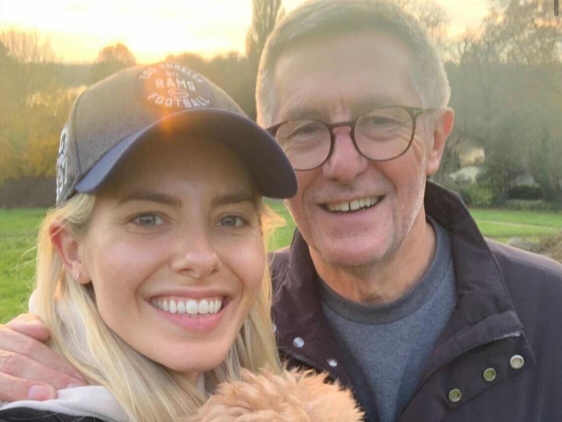 Mollie King announced her father, Stephen King, has died of a brain tumour