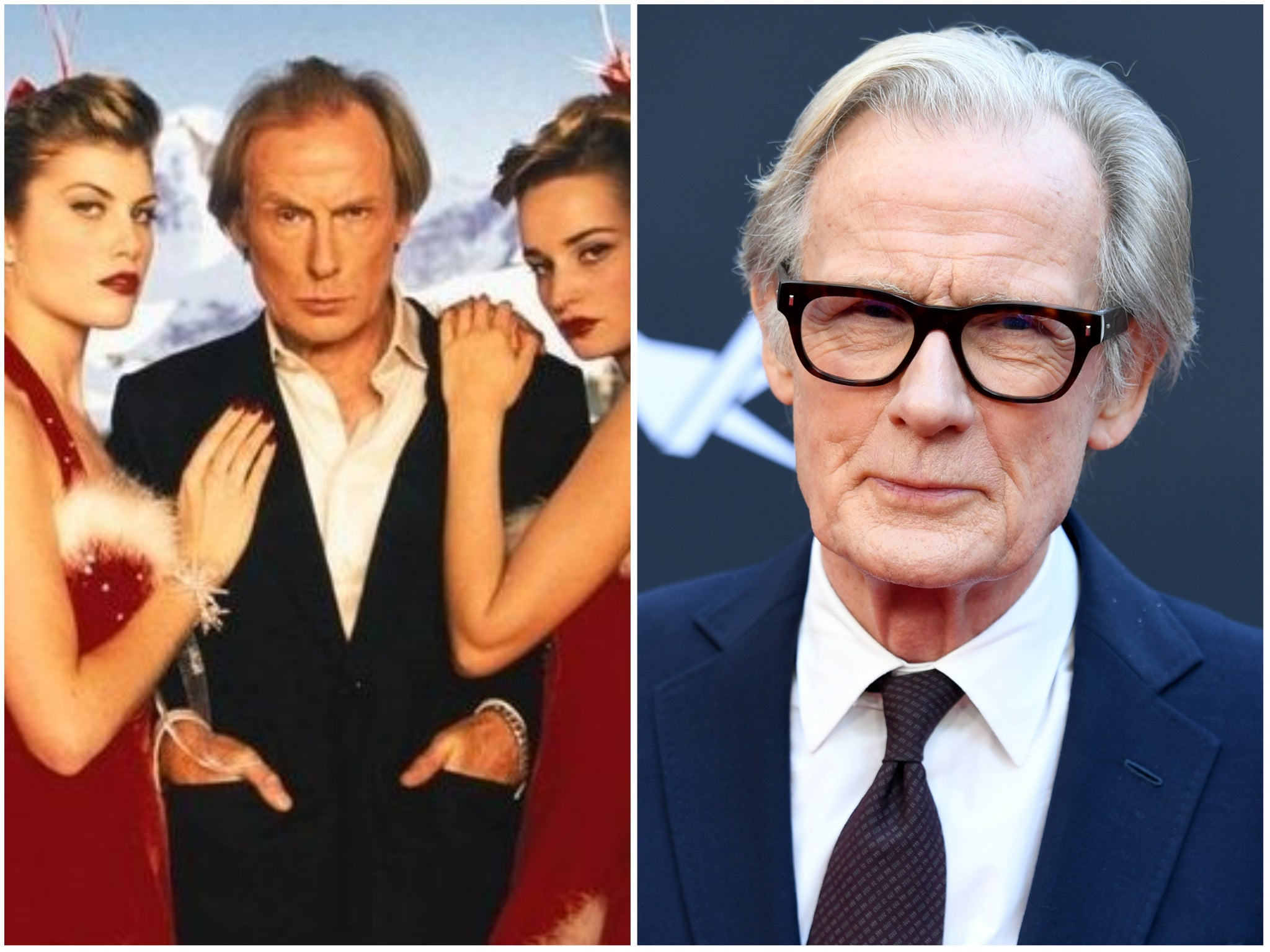 Bill Nighy in ‘Love Actually’ and in 2022