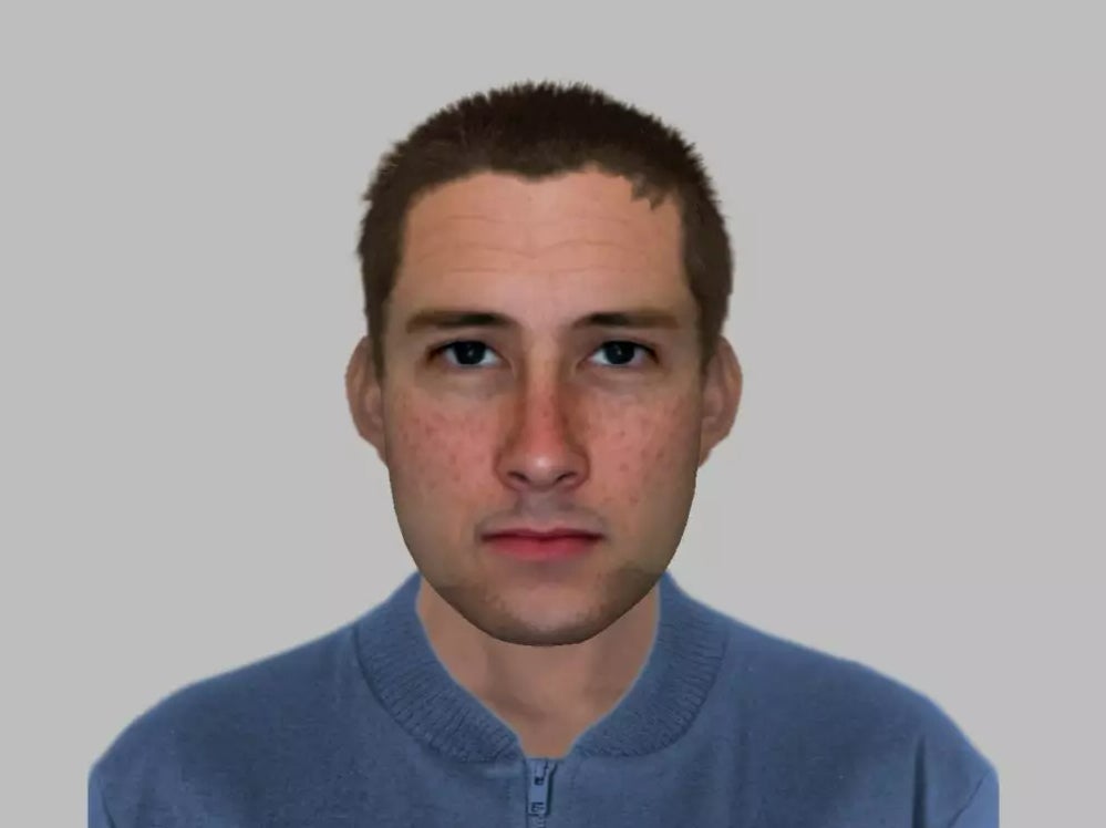 The e-fit of the man police want to speak to