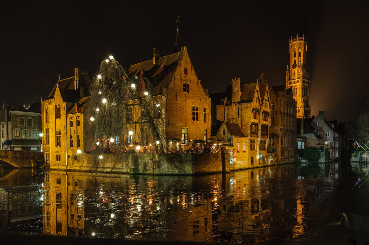 Bruges Old Town looks even more charming by night