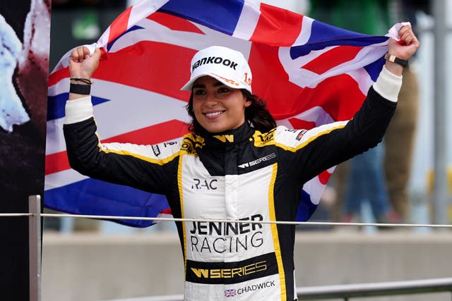 Jamie Chadwick will race in America next year (David Davies/PA)