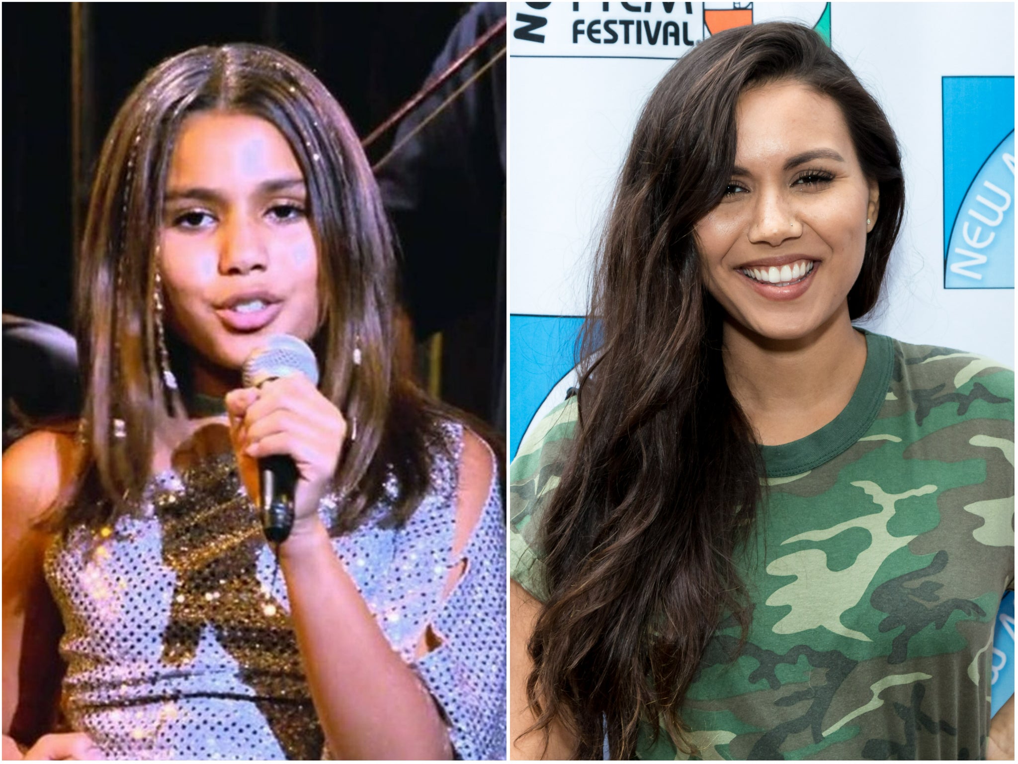 Olivia Olson in ‘Love Actually’ and in 2018