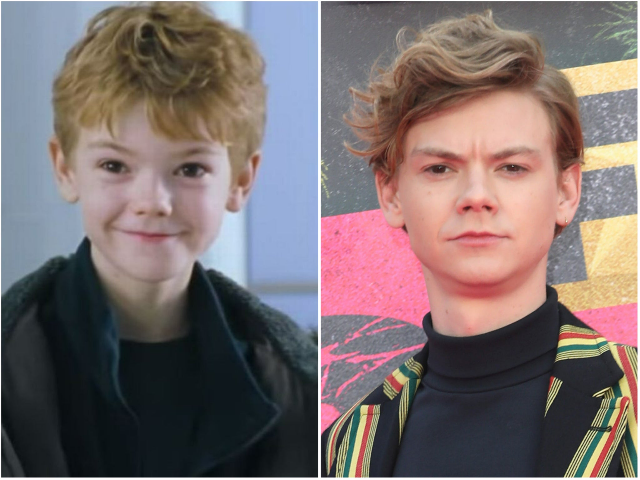 Thomas Brodie-Sangster in ‘Love Actually’ and in 2022