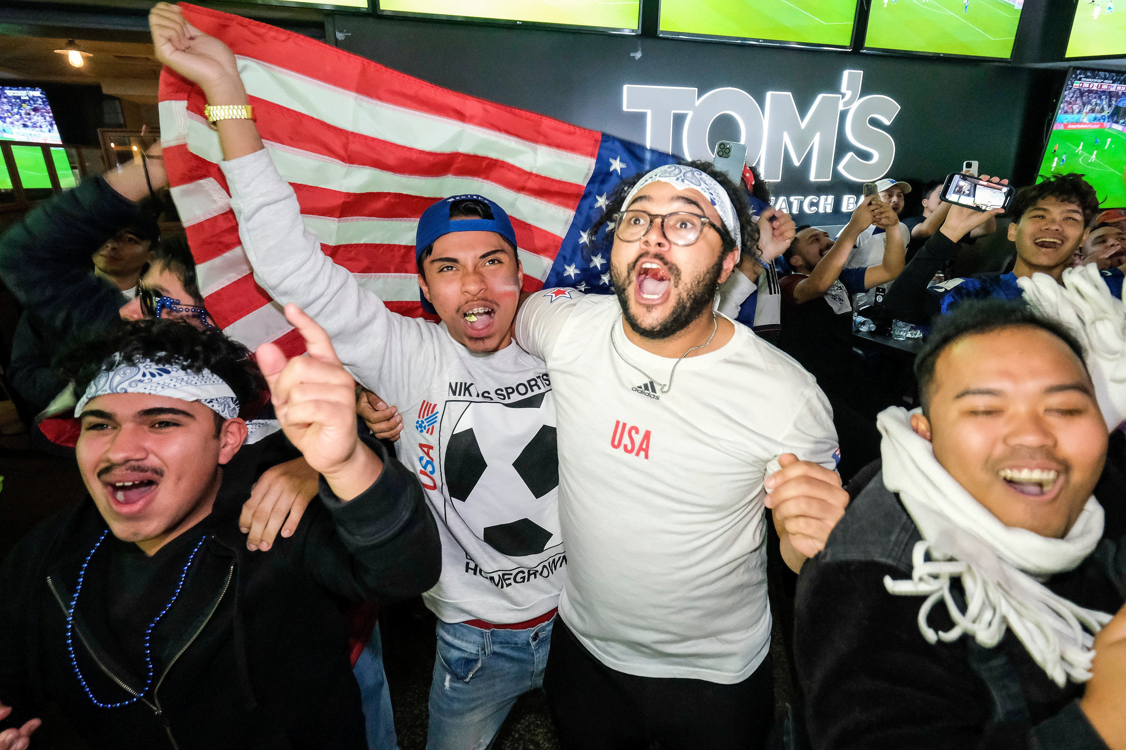 APTOPIX WCup Iran United States Soccer Fans