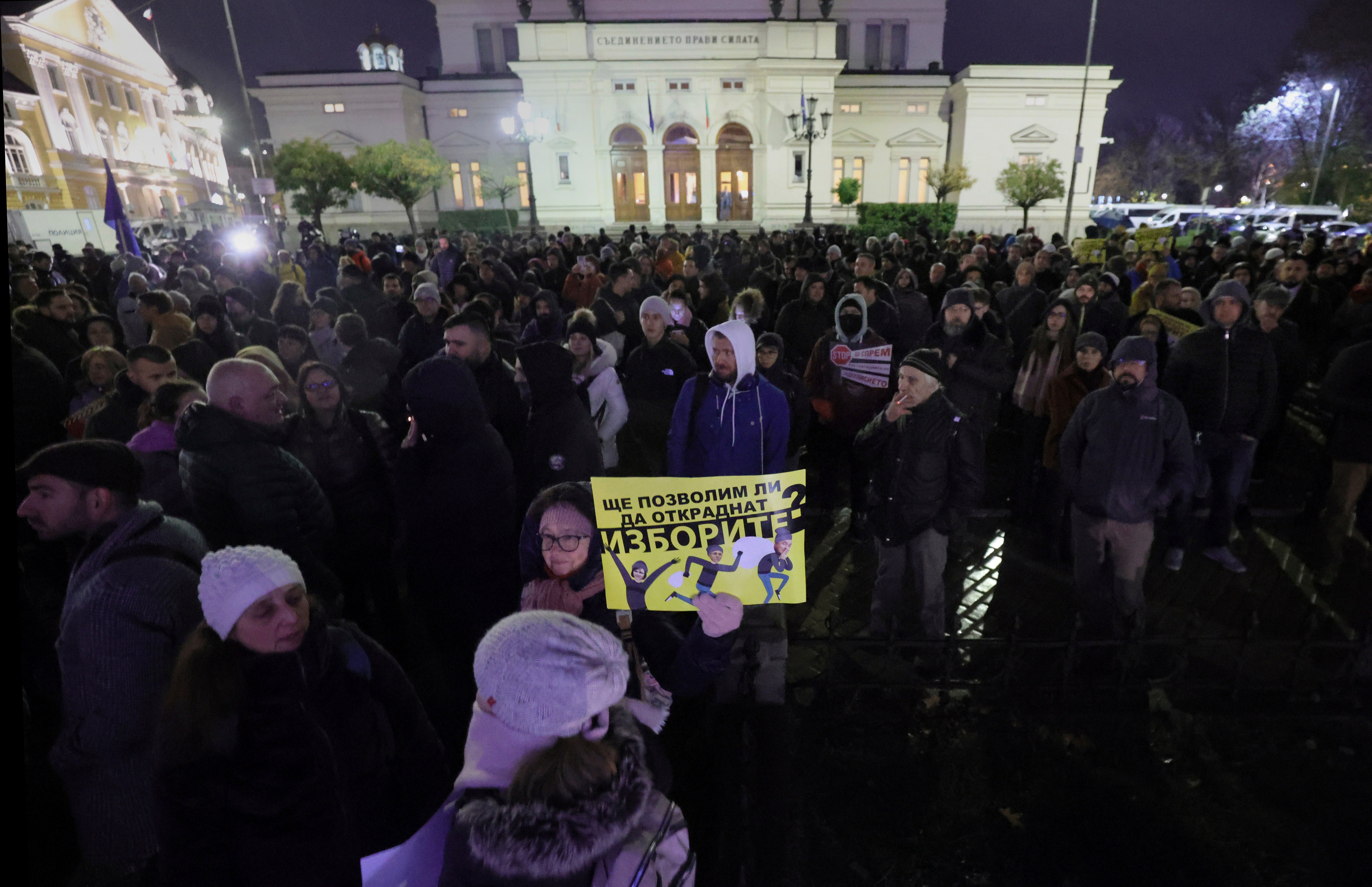 Bulgaria Elections Protest