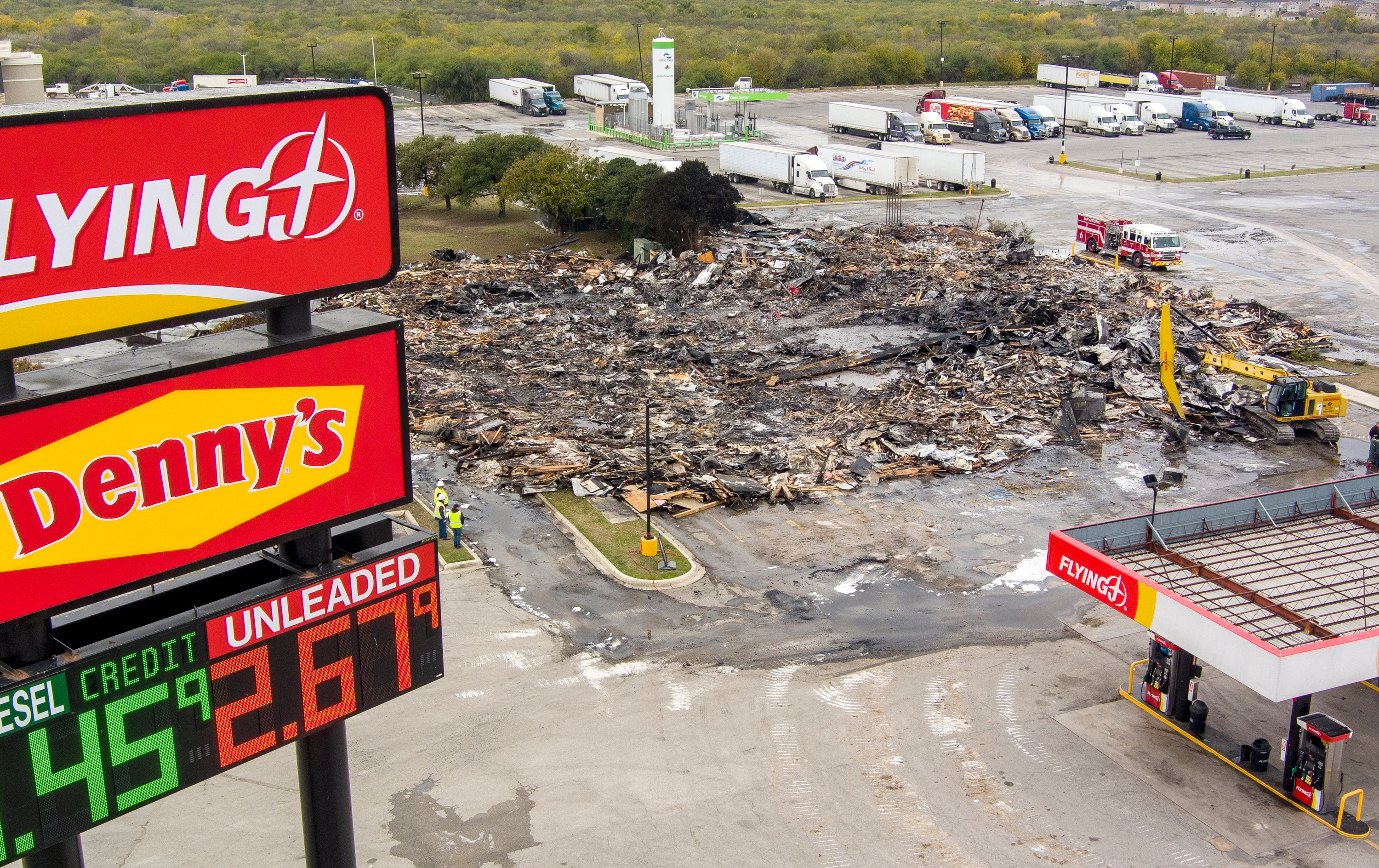 Texas Truck Stop Fire