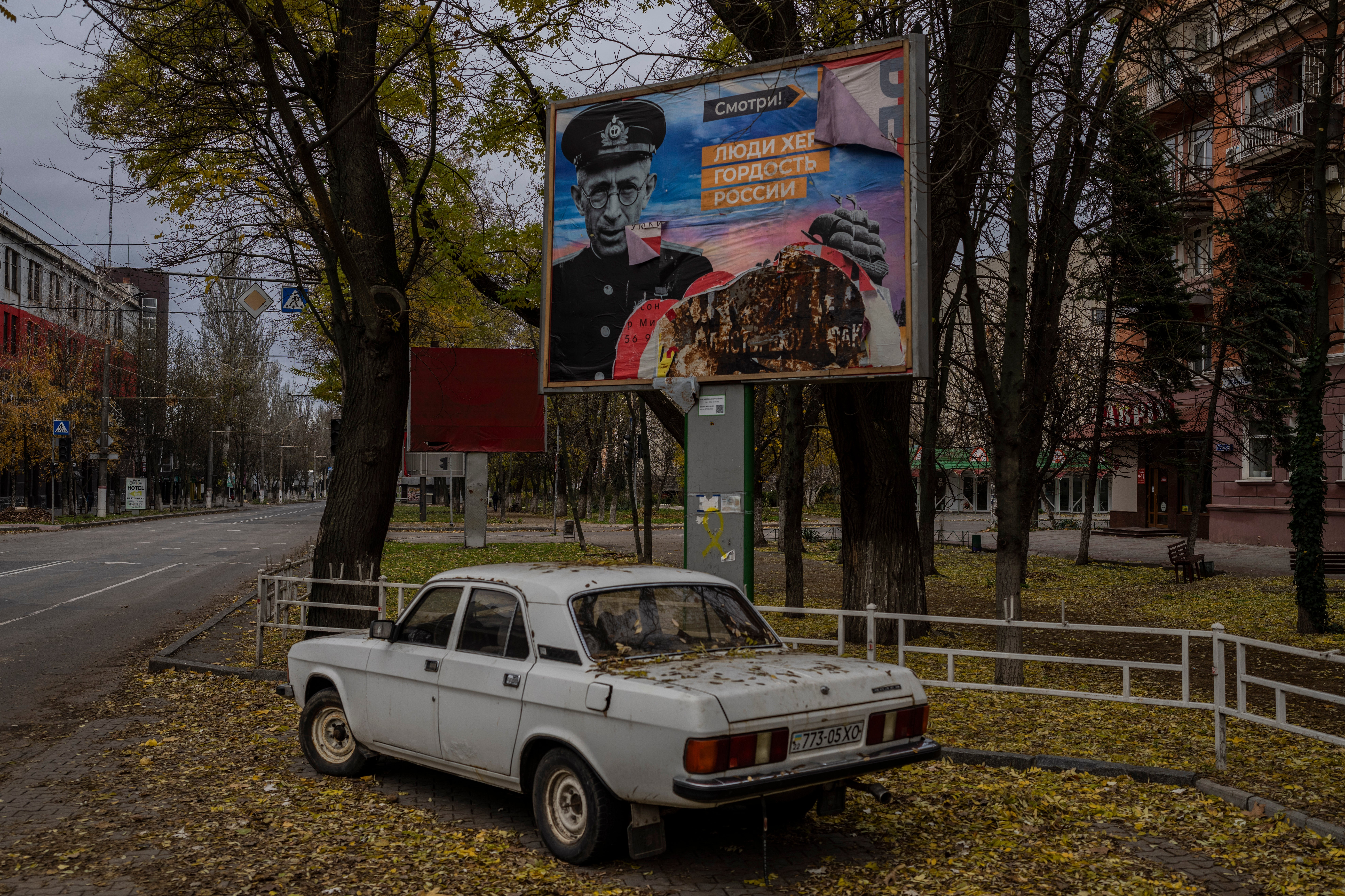 Russia Ukraine War Billboards Photo Gallery