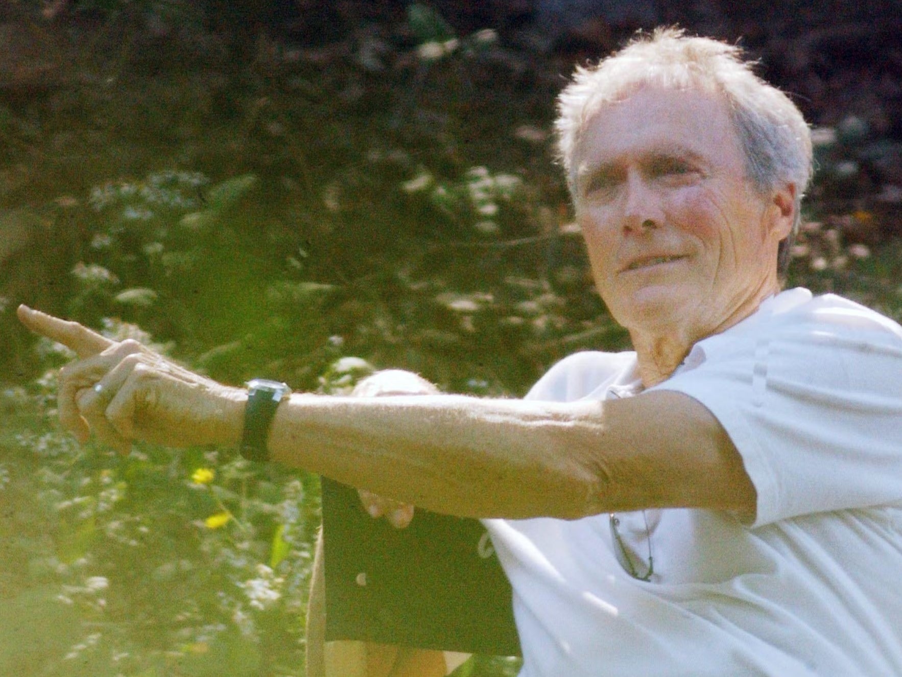 Clint Eastwood filming ‘Mystic River’ in 2002