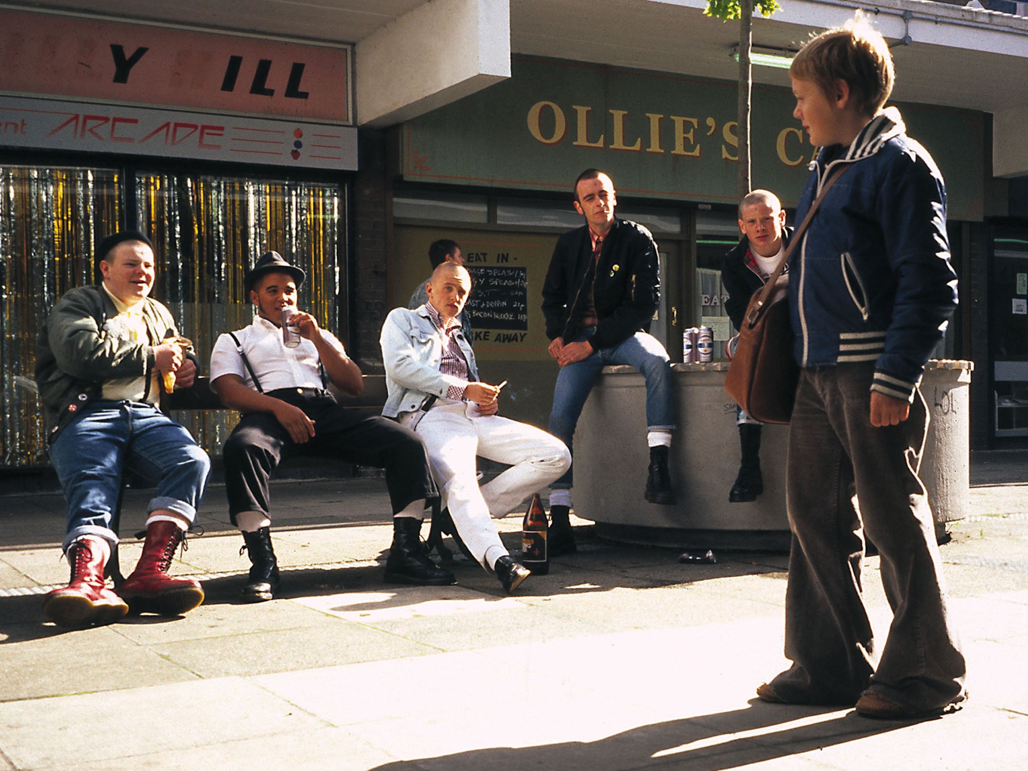 Andrew Ellis, Andrew Shim, Kieran Hardcastle, Joe Gilgun, Jack O’Connell, Thomas Turgoose in ‘This Is England’ (2006)