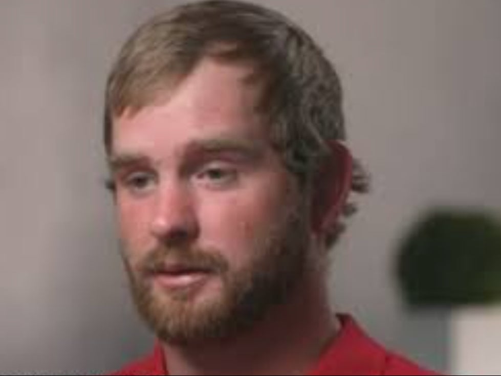 James MIchael Grimes, 28, discusses how he narrowly survived falling off a cruise ship and spending 15 hours in open water on Thanksgiving