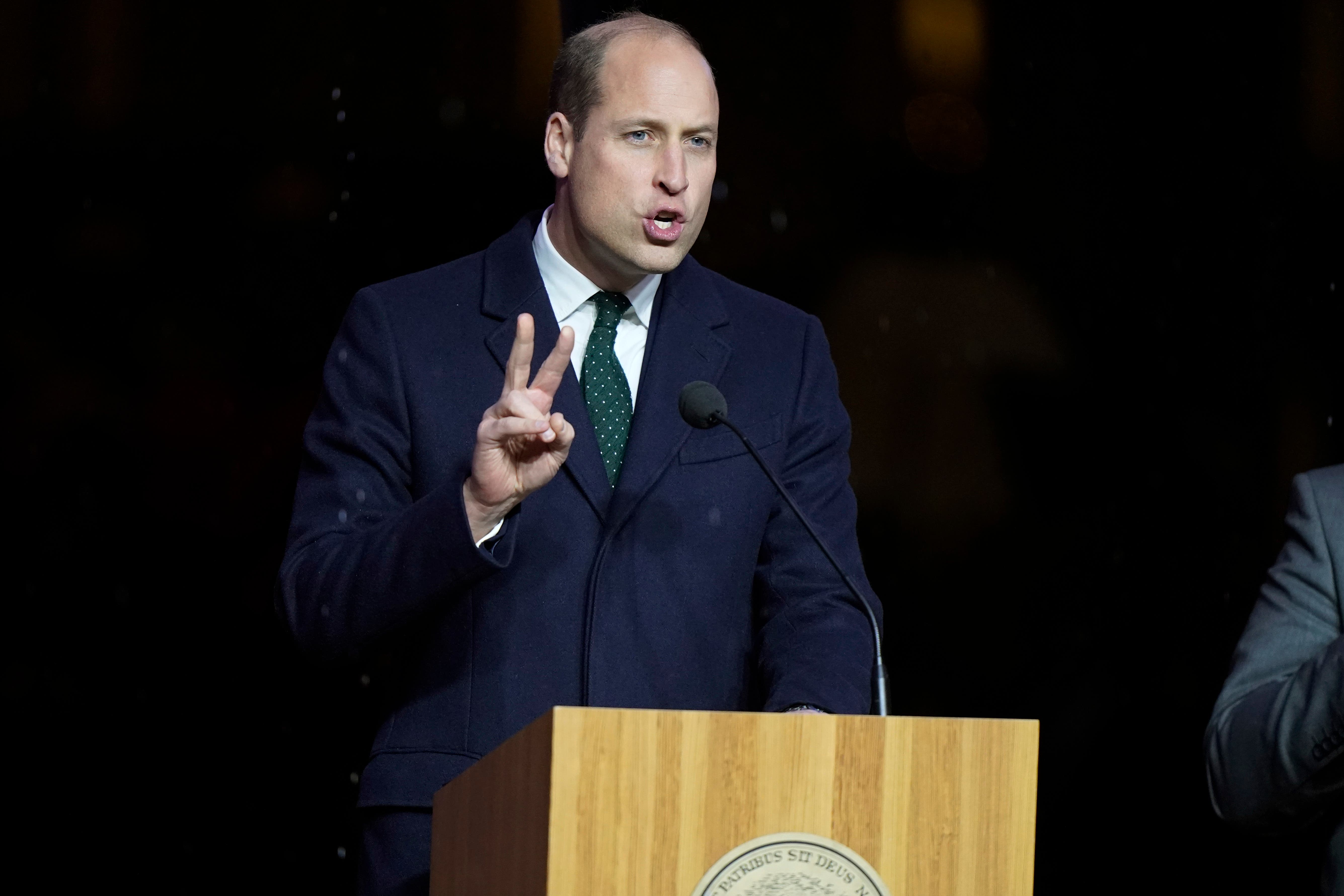 The Prince of Wales, addresses an audience in Boston (Steven Senne/AP/PA)