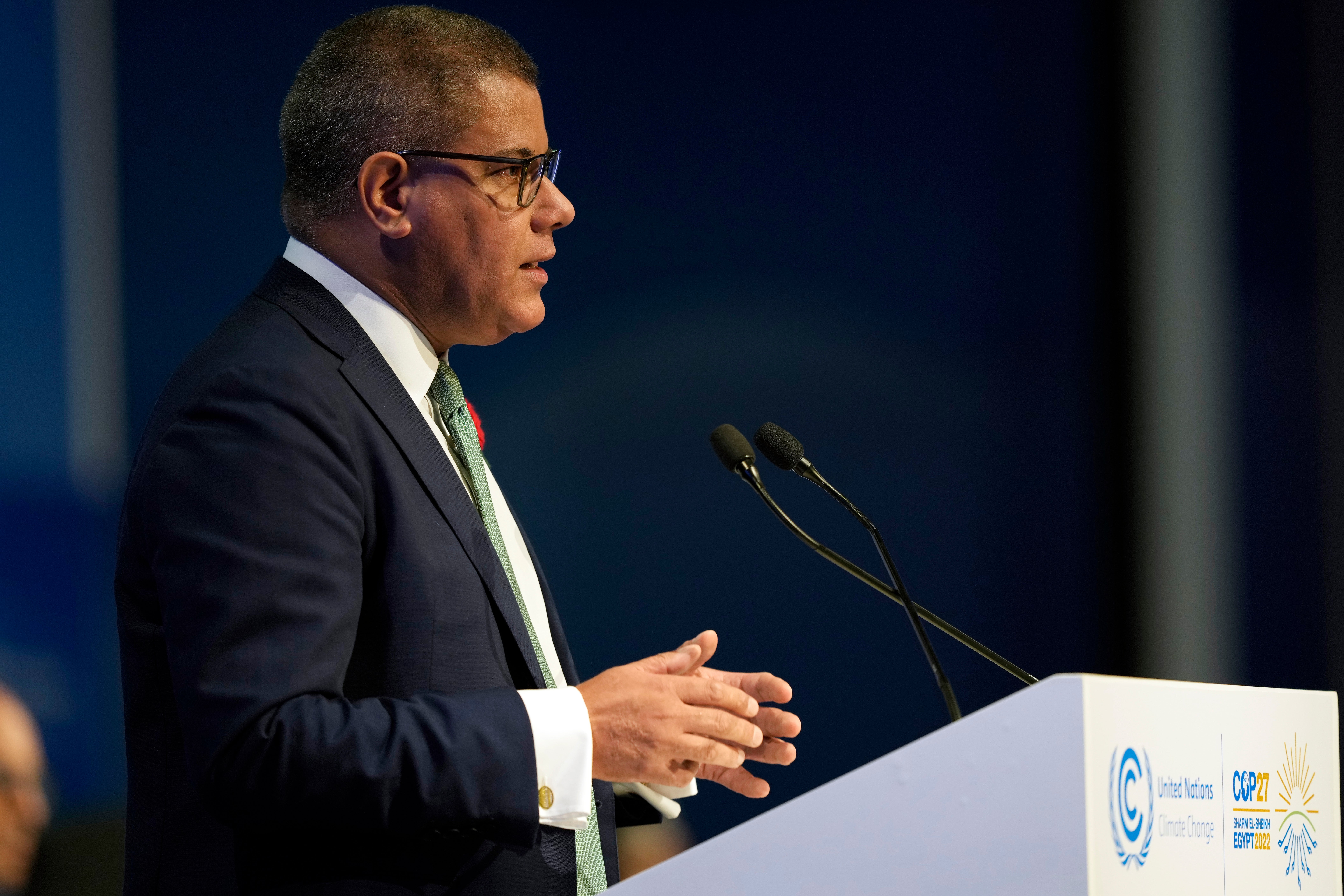 Climate summit president warns of hit to UK ‘reputation’ if coal mine gets go-ahead