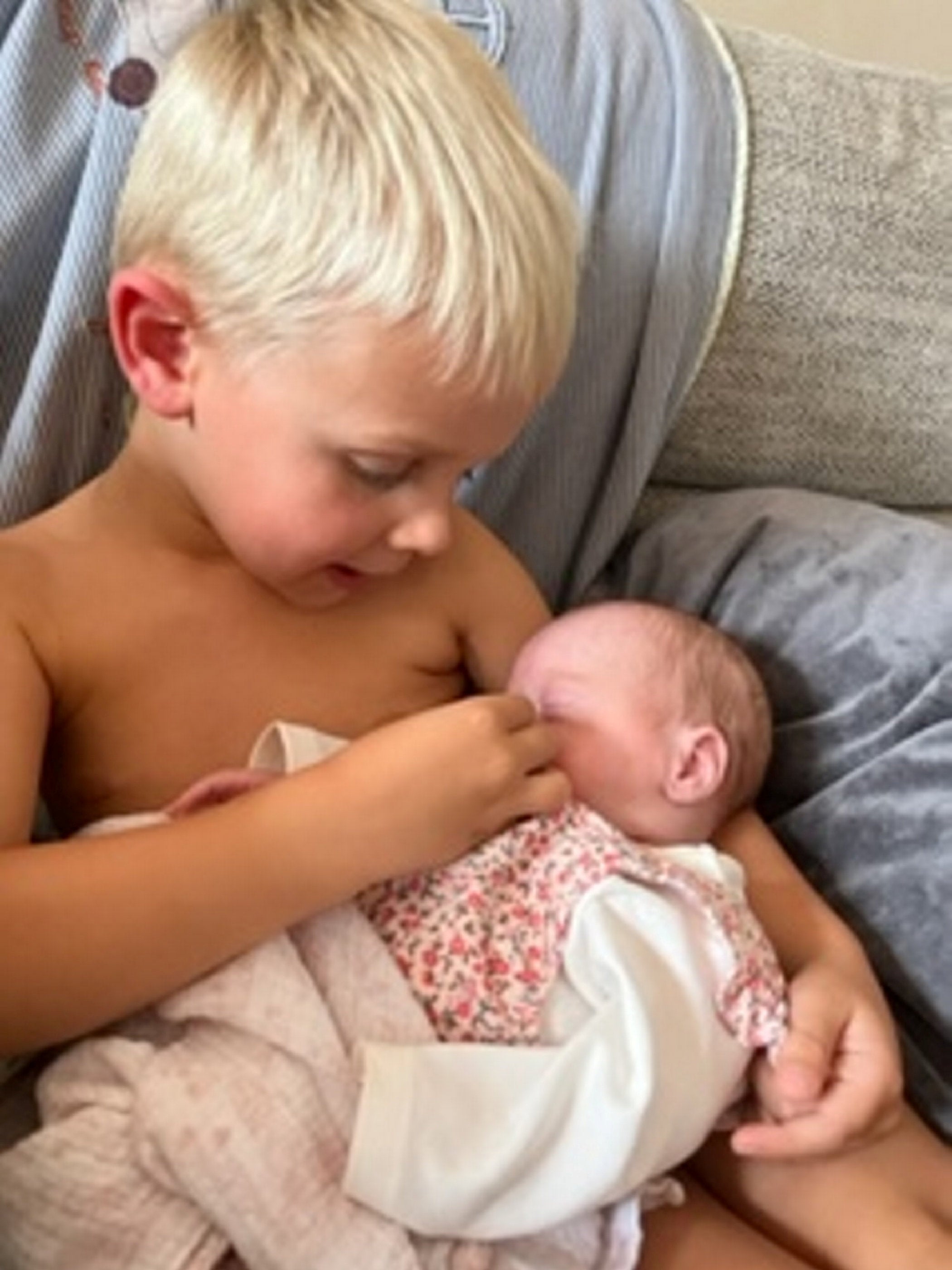 Maddison and brother Lincoln