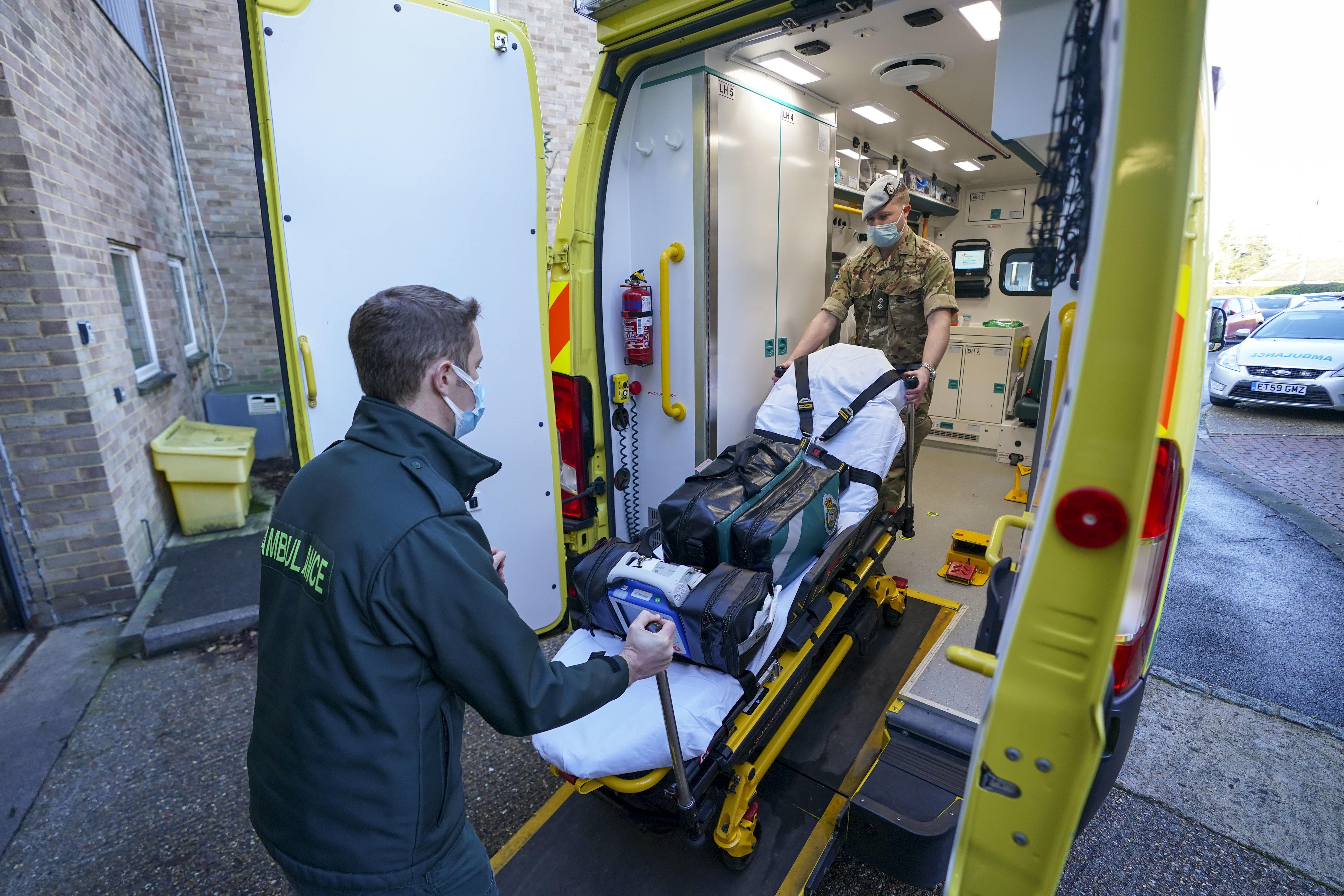 Around 2,000 military personnel, civil servants and other volunteers from across government have been training as part of the Government’s contingency planning, the Cabinet Office said (Steve Parsons/PA)