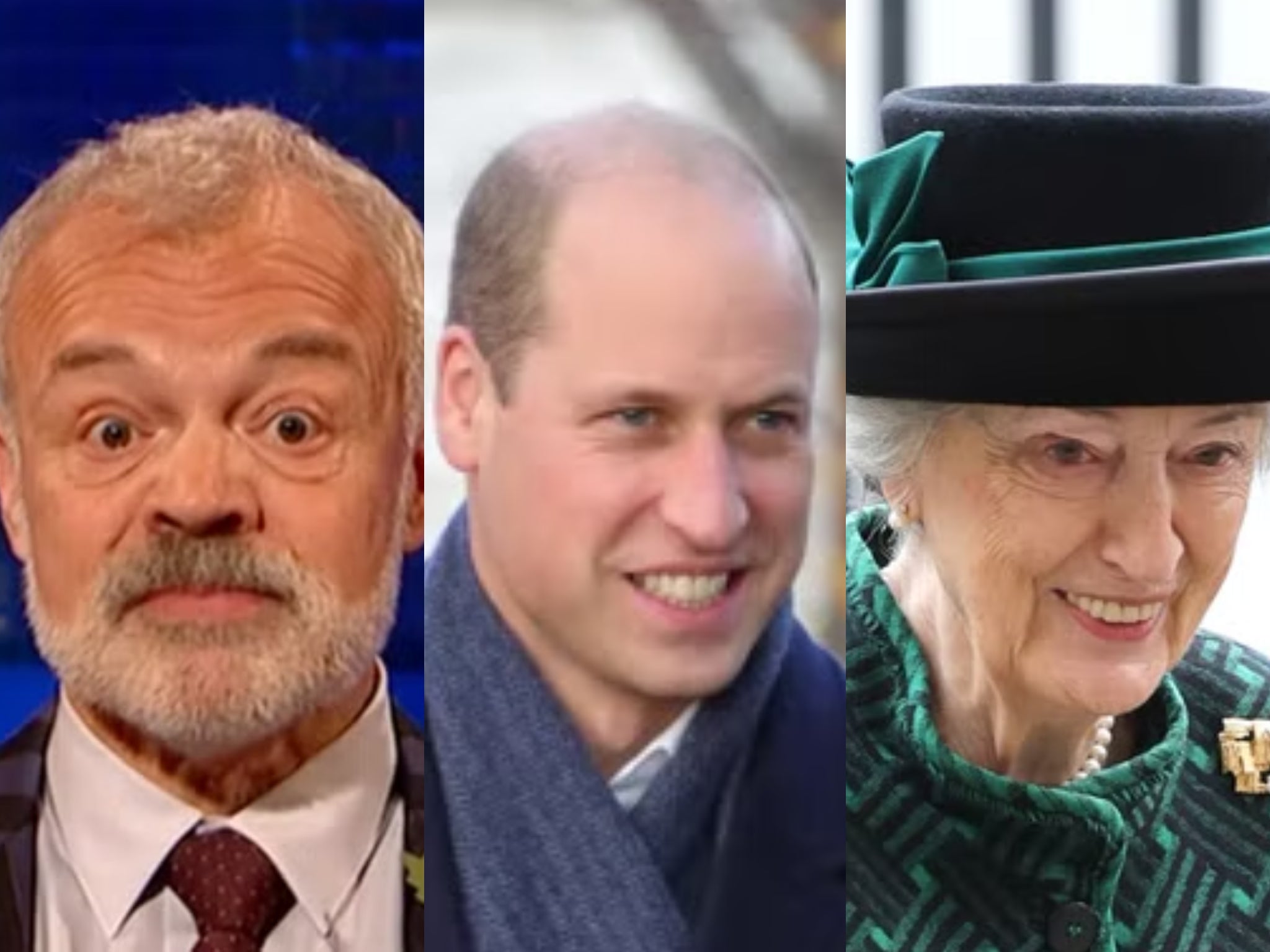 Graham Norton skewers Prince William and Lady Hussey in one fell swoop 