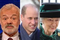 Graham Norton skewers Prince William and Lady Hussey in one fell swoop