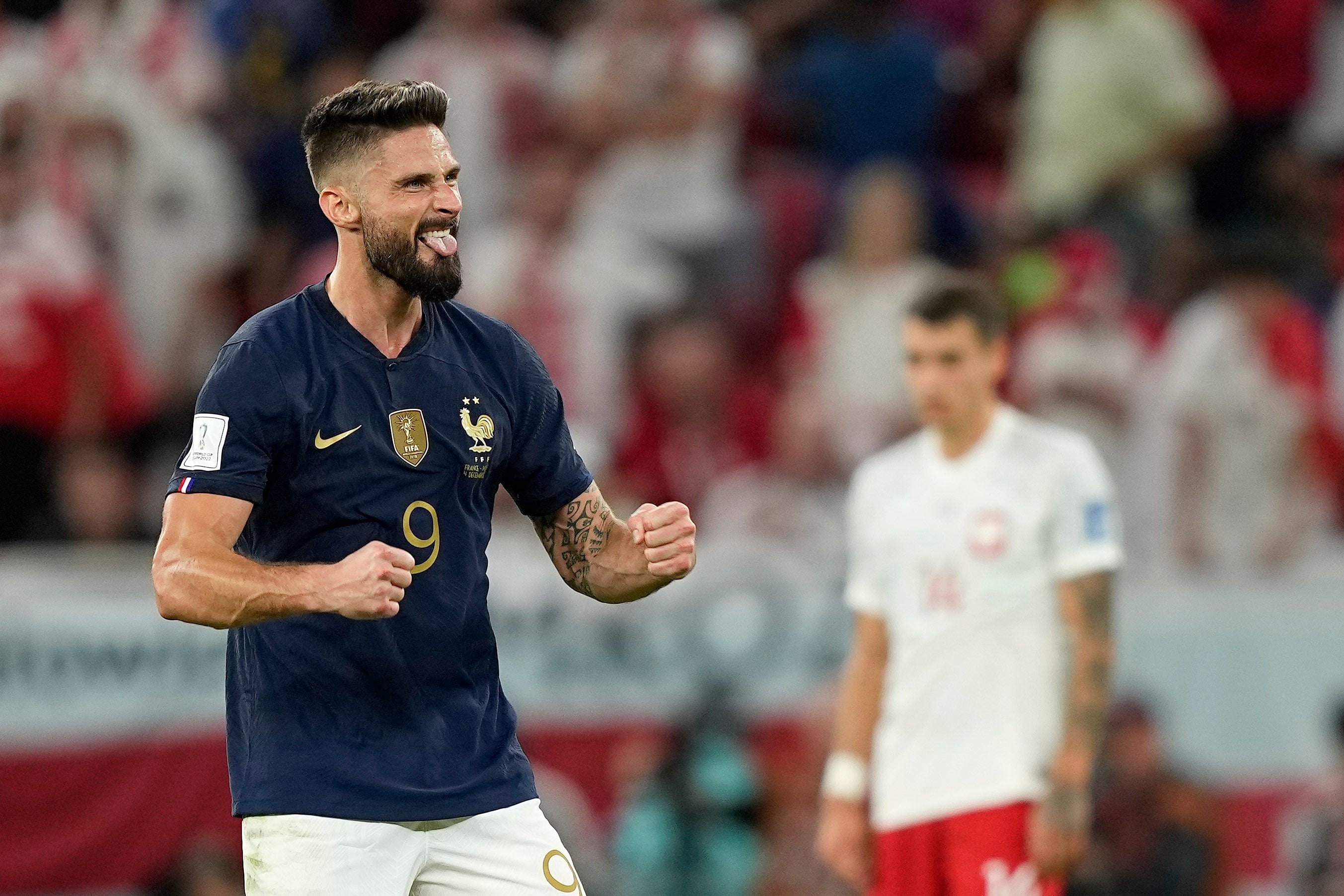 France striker Olivier Giroud has become his nation’s all-time leading scorer during this World Cup