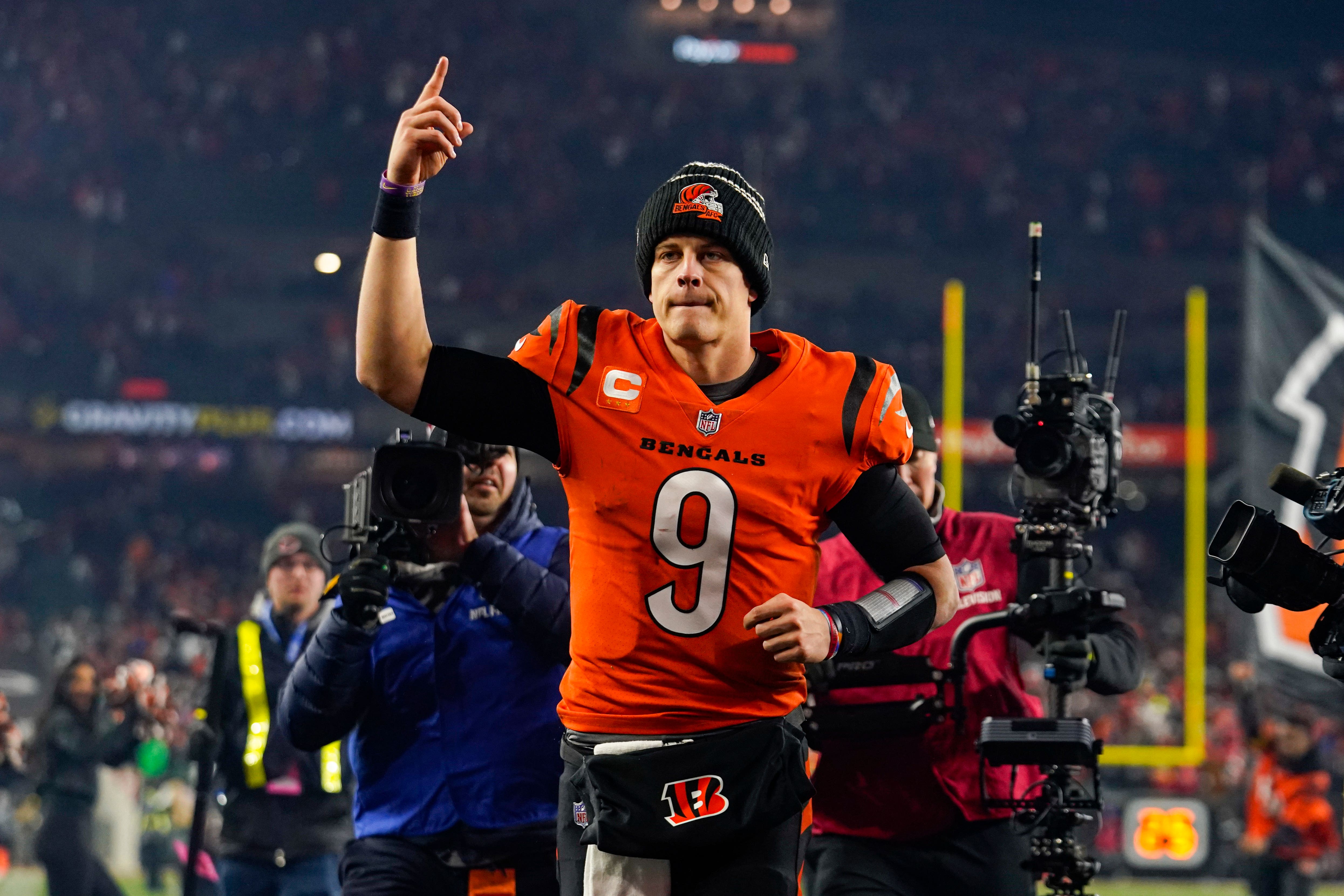 A masterclass from Cincinnati quarterback Joe Burrow helped propel the Bengals past the high-flying Kansas City Chiefs 27-24 (Jeff Dean/AP)