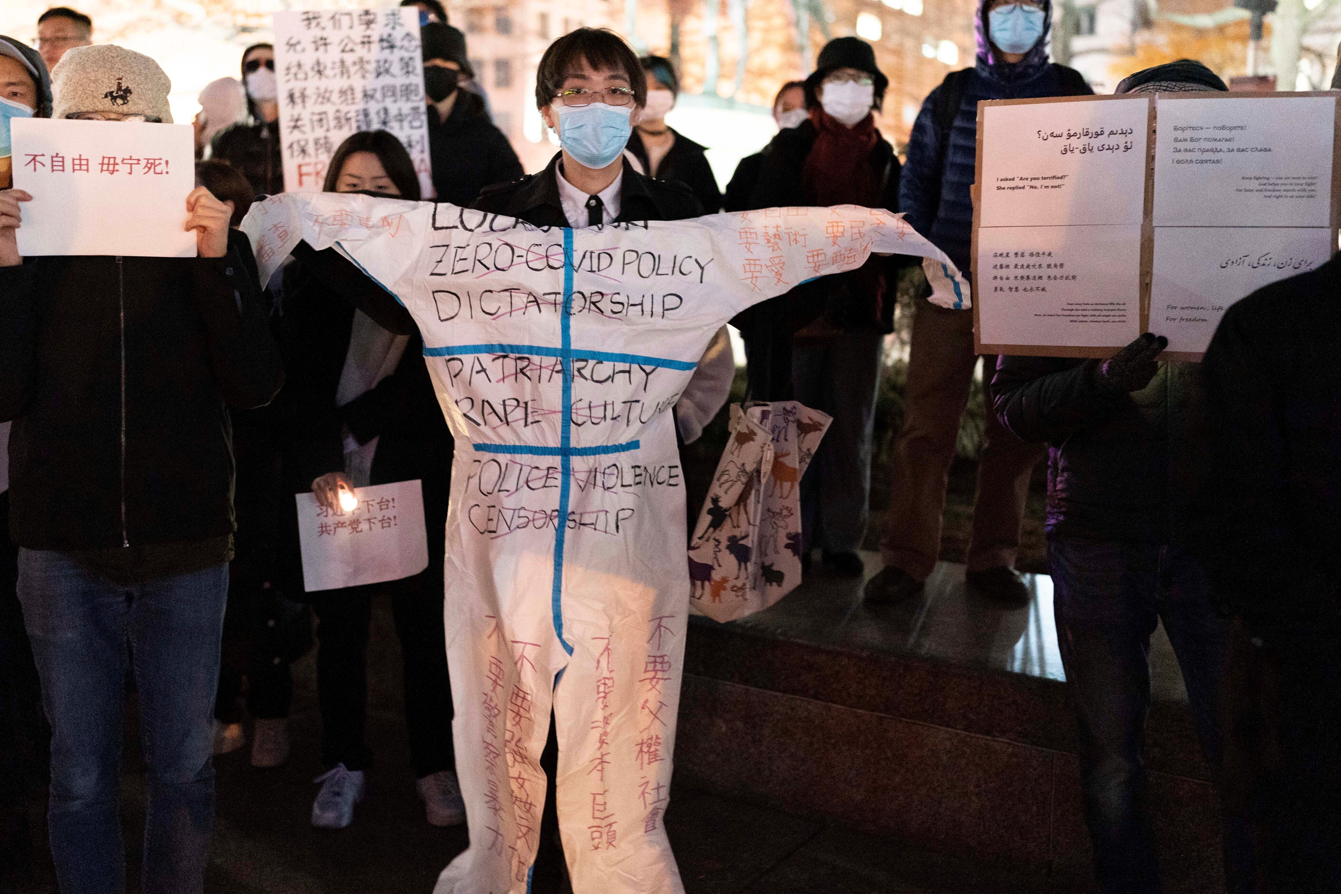 China Protests Washington