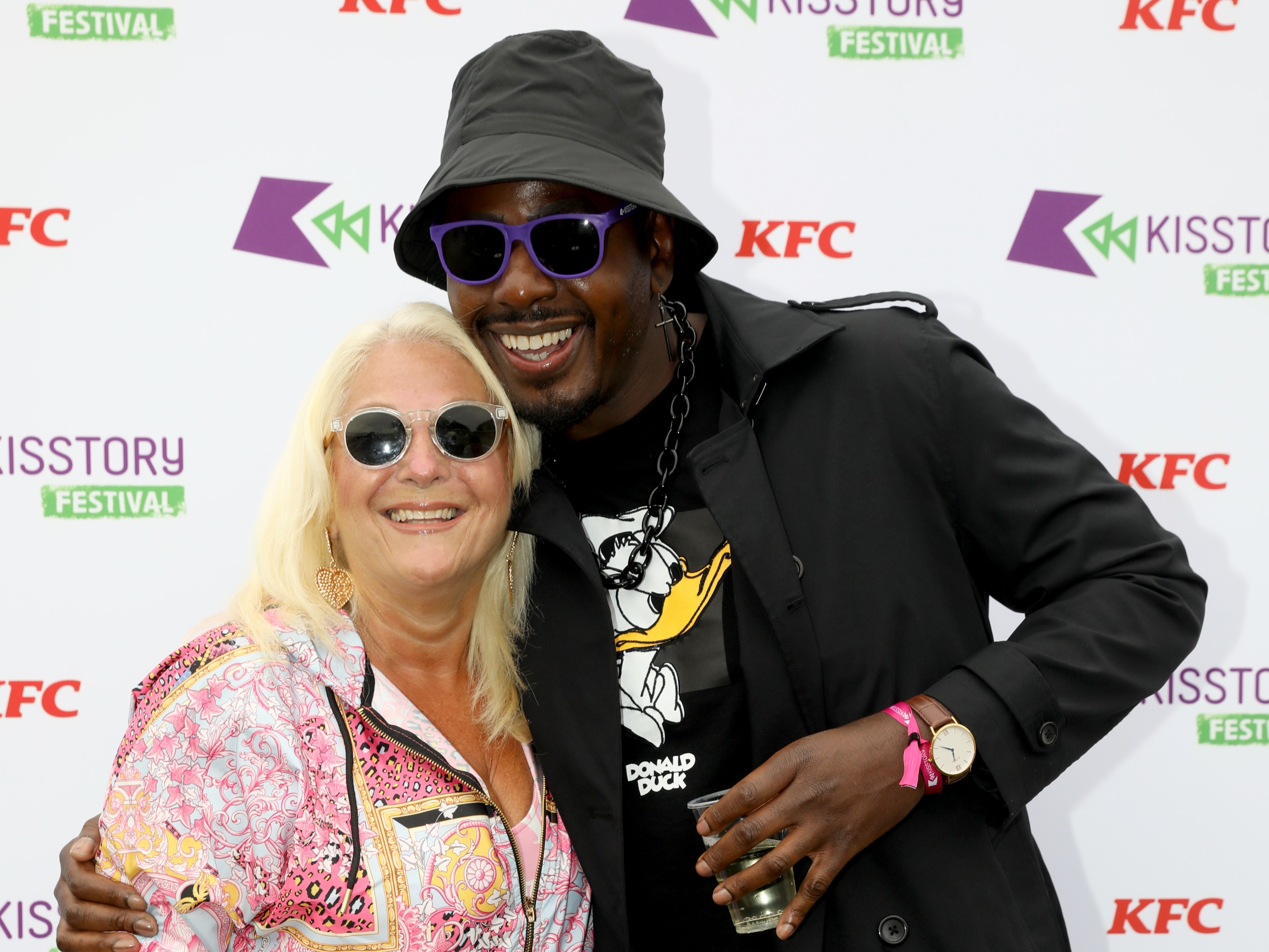 Vanessa Feltz and her former partner Ben Ofoedu in 2021