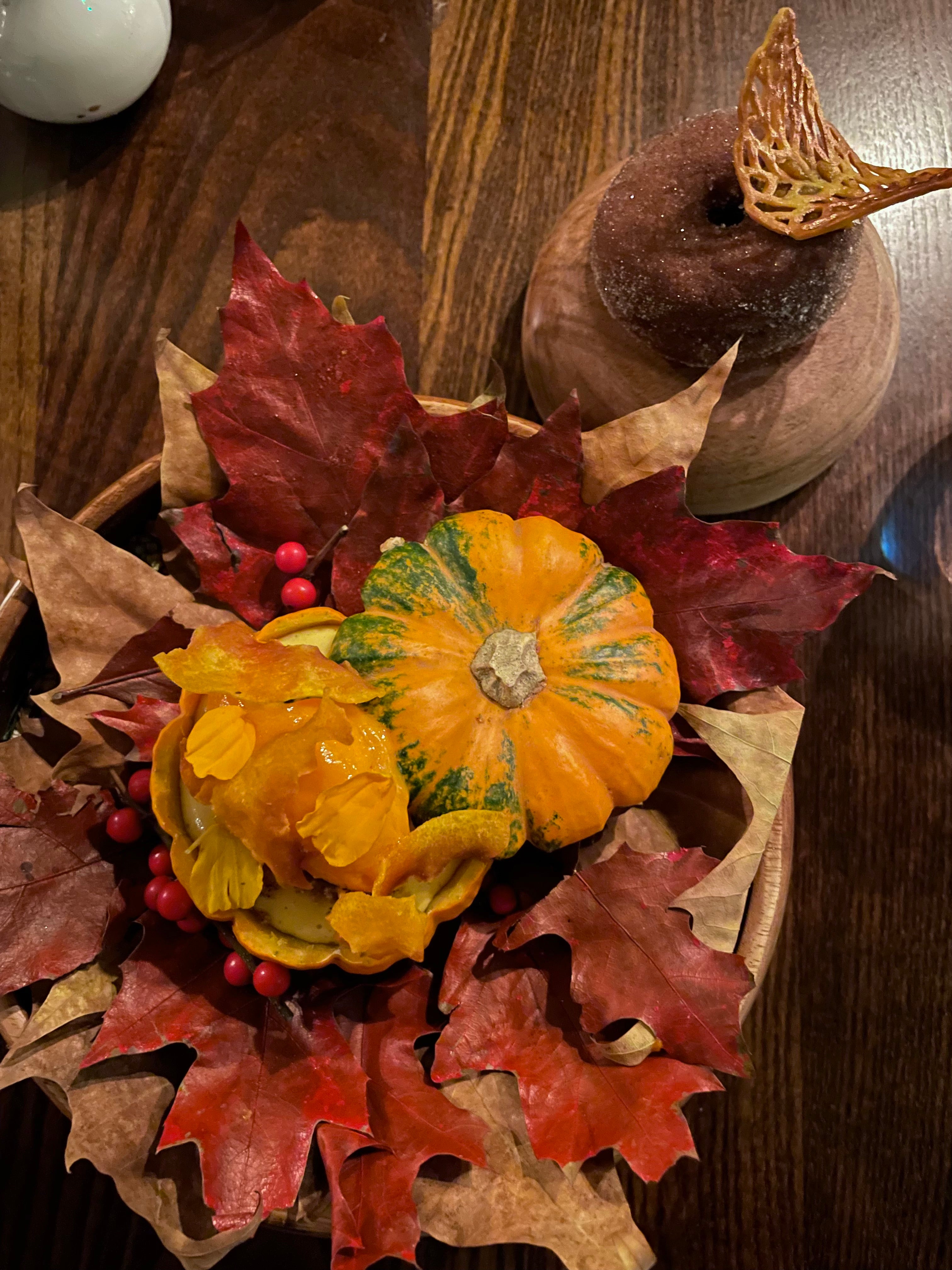 Pumpkin custard is the perfect ending to a smoky meal