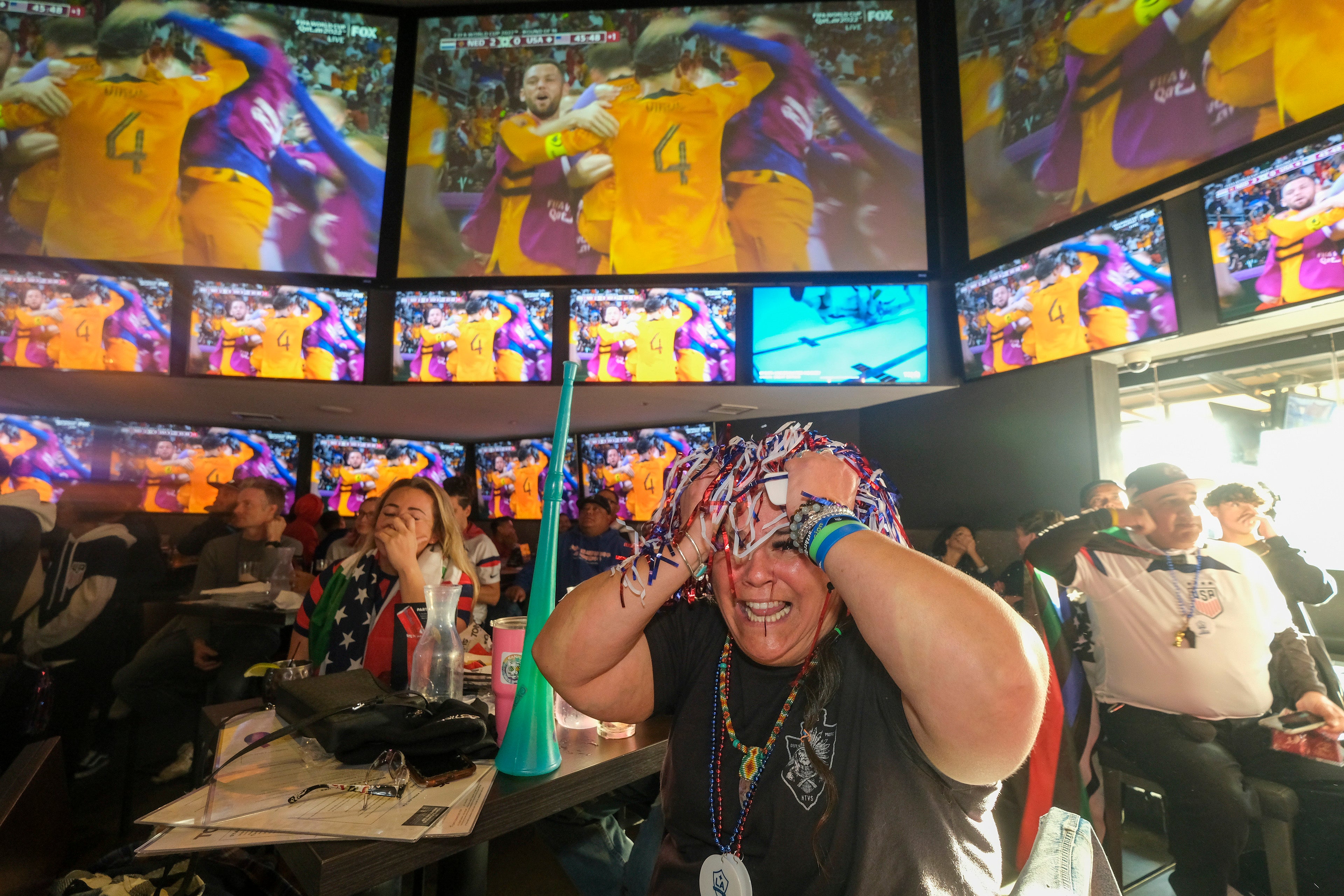 APTOPIX WCup Netherlands US Soccer Fans