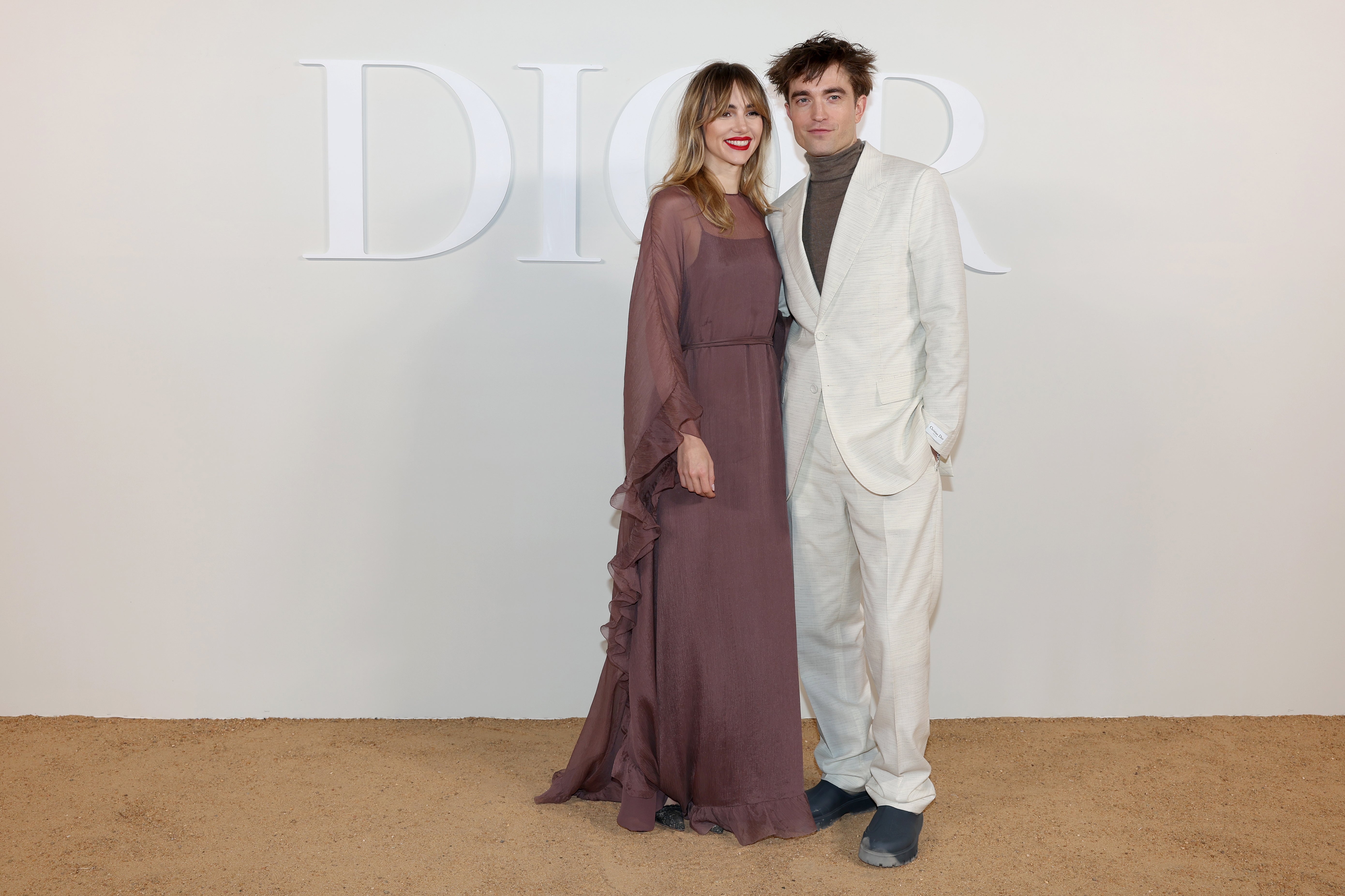 Robert Pattinson and Suki Waterhouse make red carpet debut at Dior fashion show in Eygpt