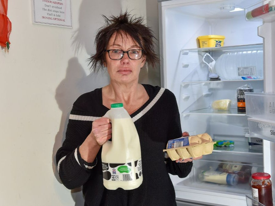 She says she has had to result to buying full fat milk to thin down so it lasts double the time