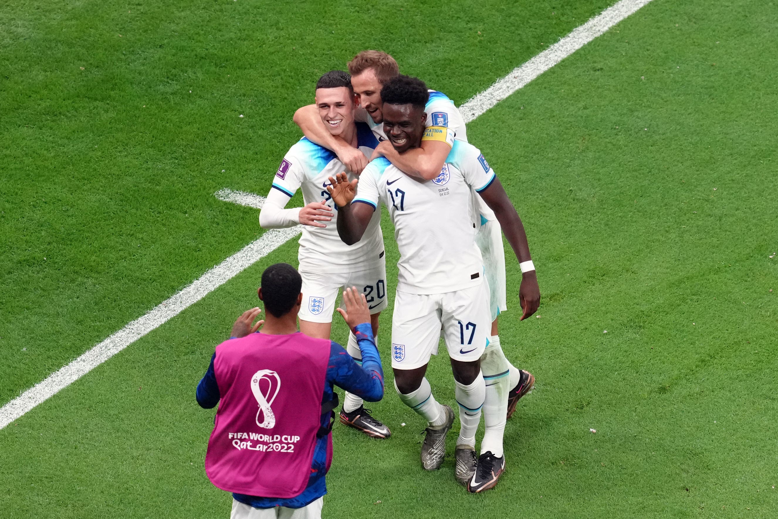 England have been celebrating their win (Nick Potts/PA)