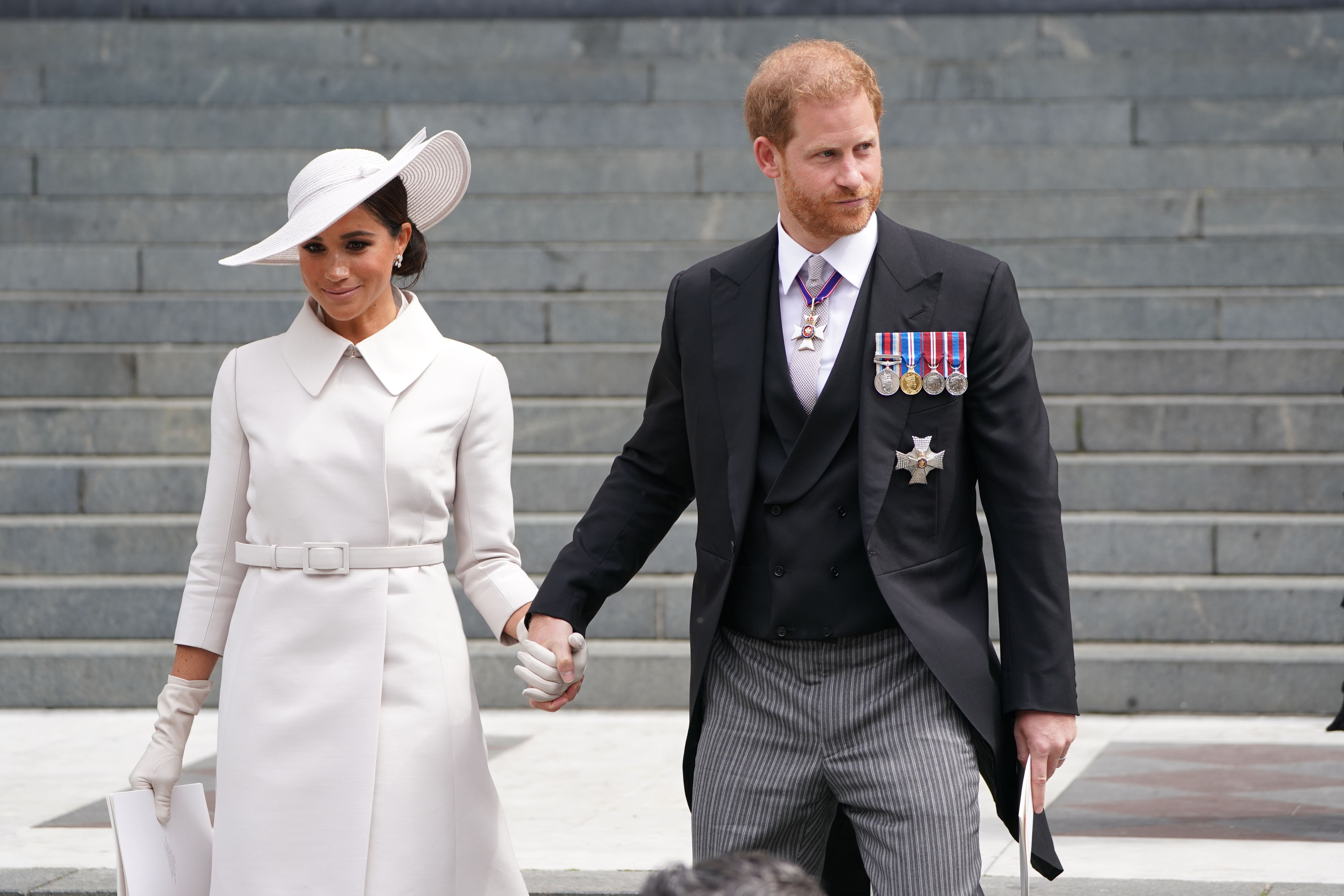 The Duke and Duchess of Sussex (PA)