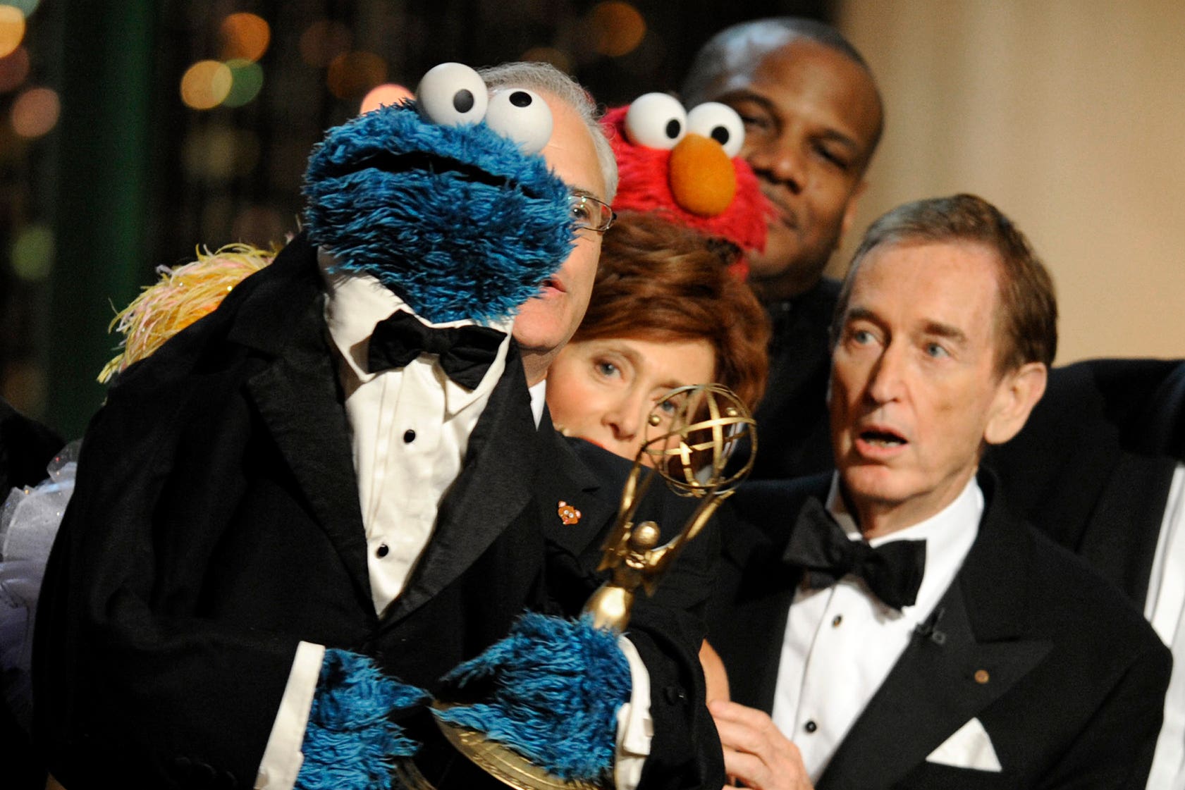 Big Bird and Kermit the Frog pay tribute to their ‘friend’ Bob McGrath (Chris Pizzello/AP)