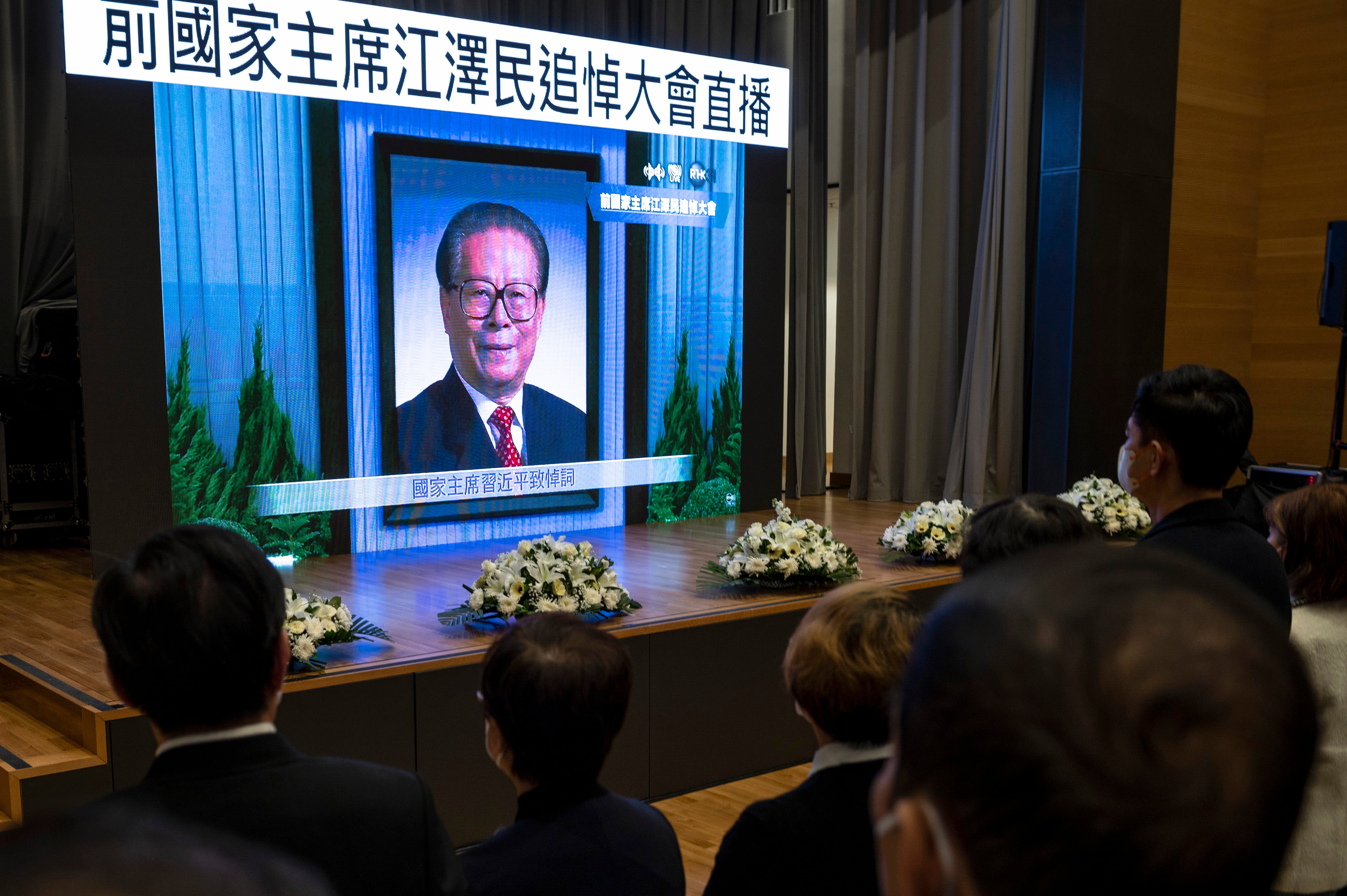 Hong Kong Jiang Zemin