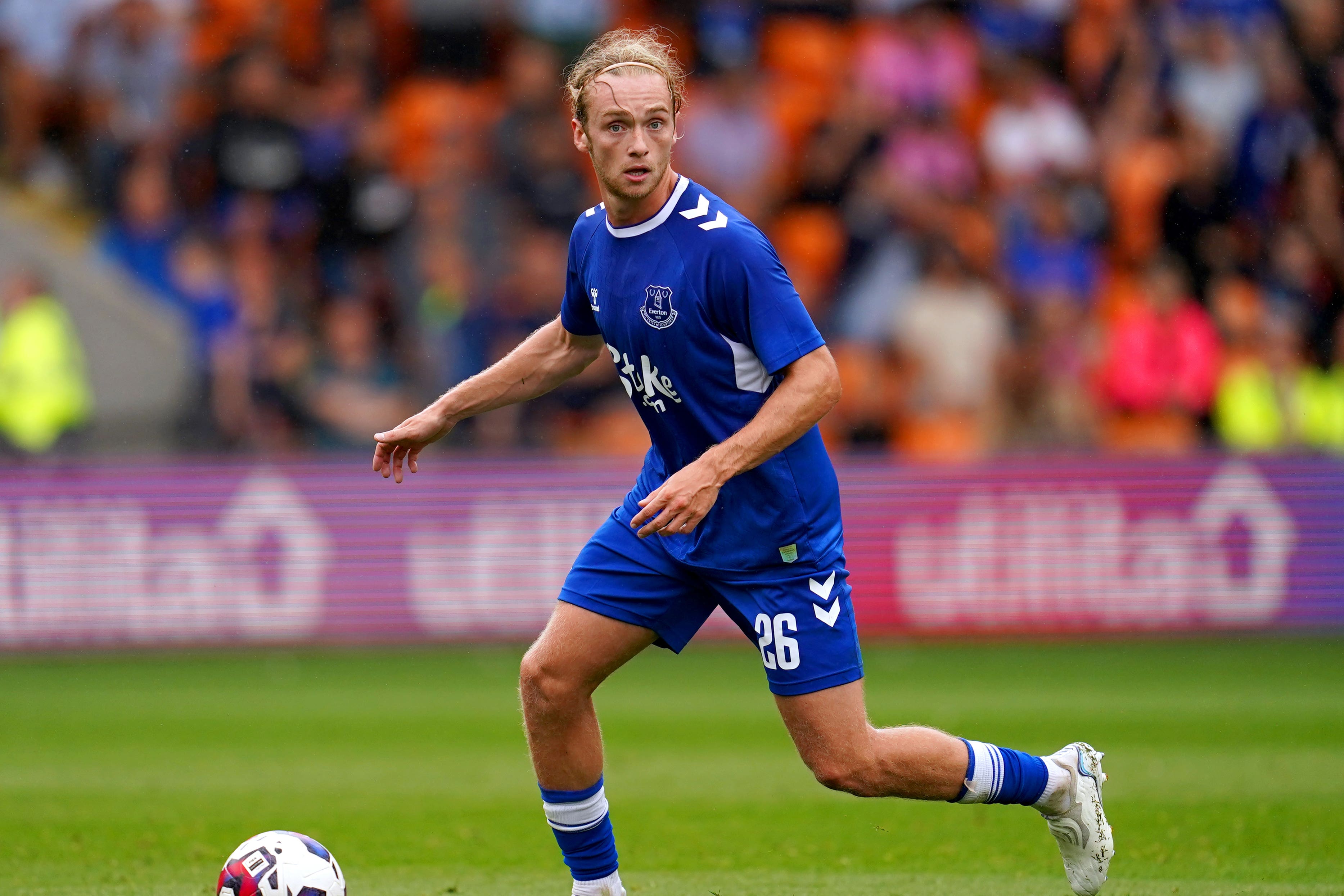 Everton midfielder Tom Davies has a determination to prove his critics wrong (Nick Potts/PA)
