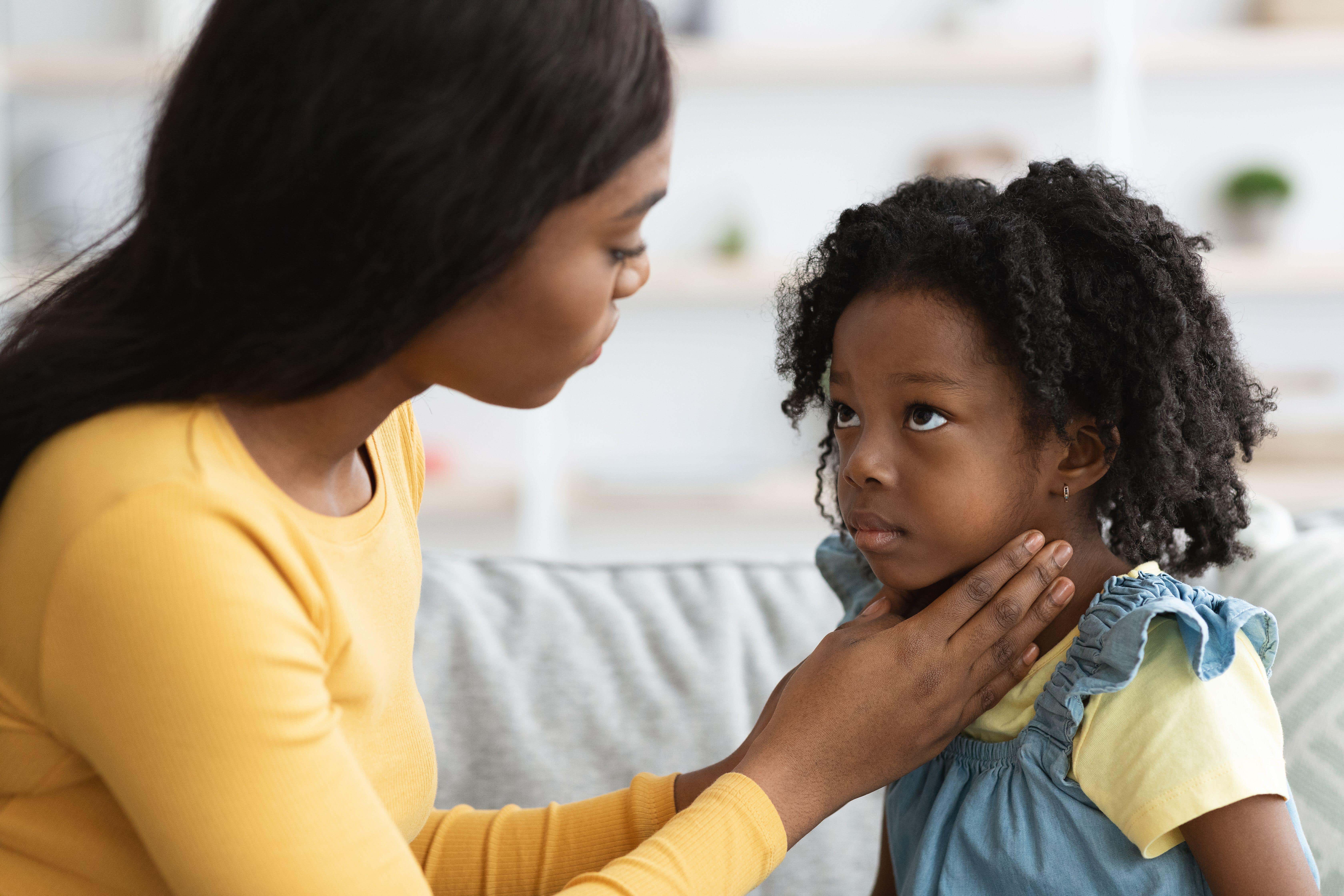 A sore throat could be a symptom of Strep A (Alamy/PA)