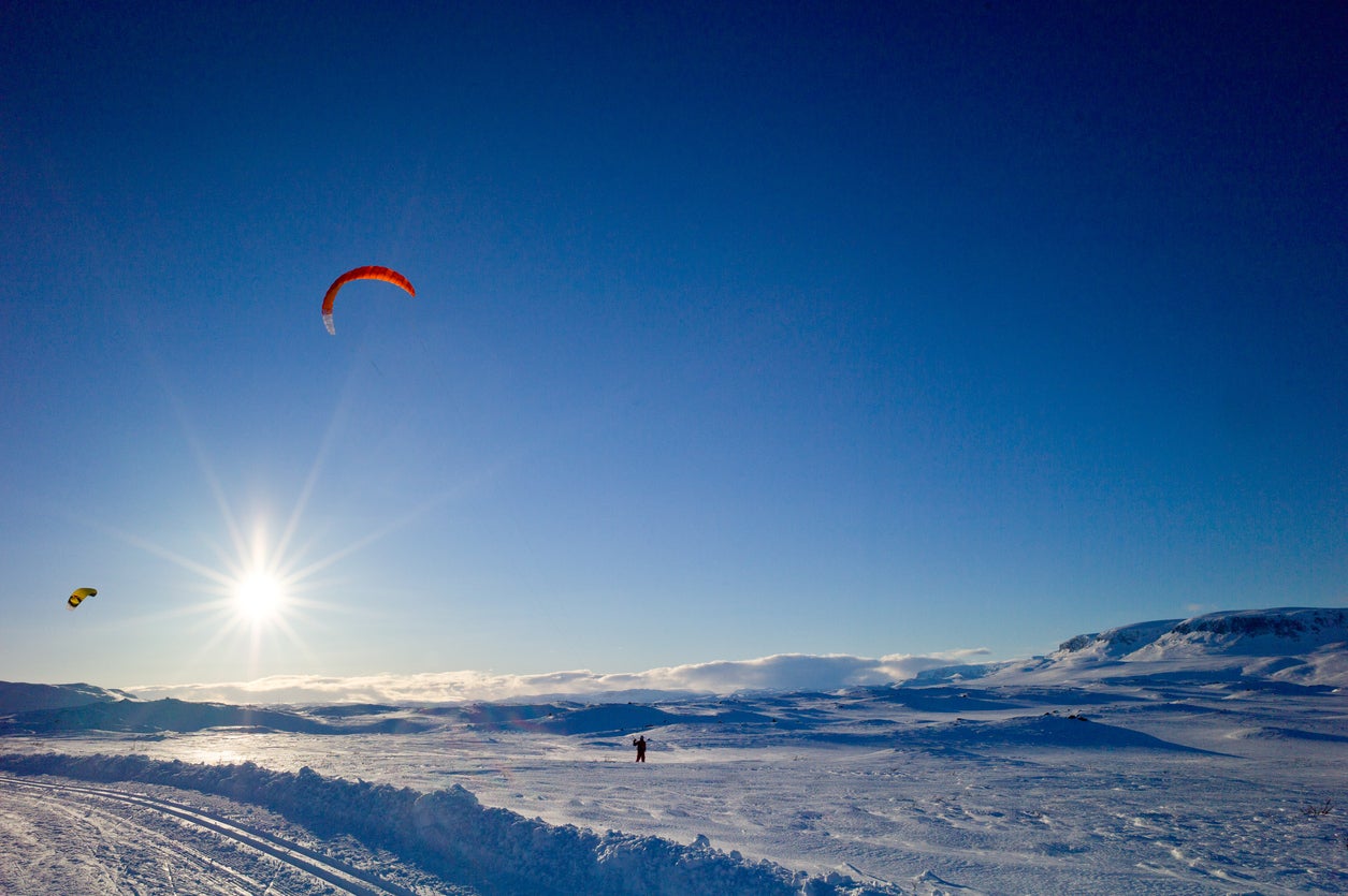 Geilo is still snowy late in the season