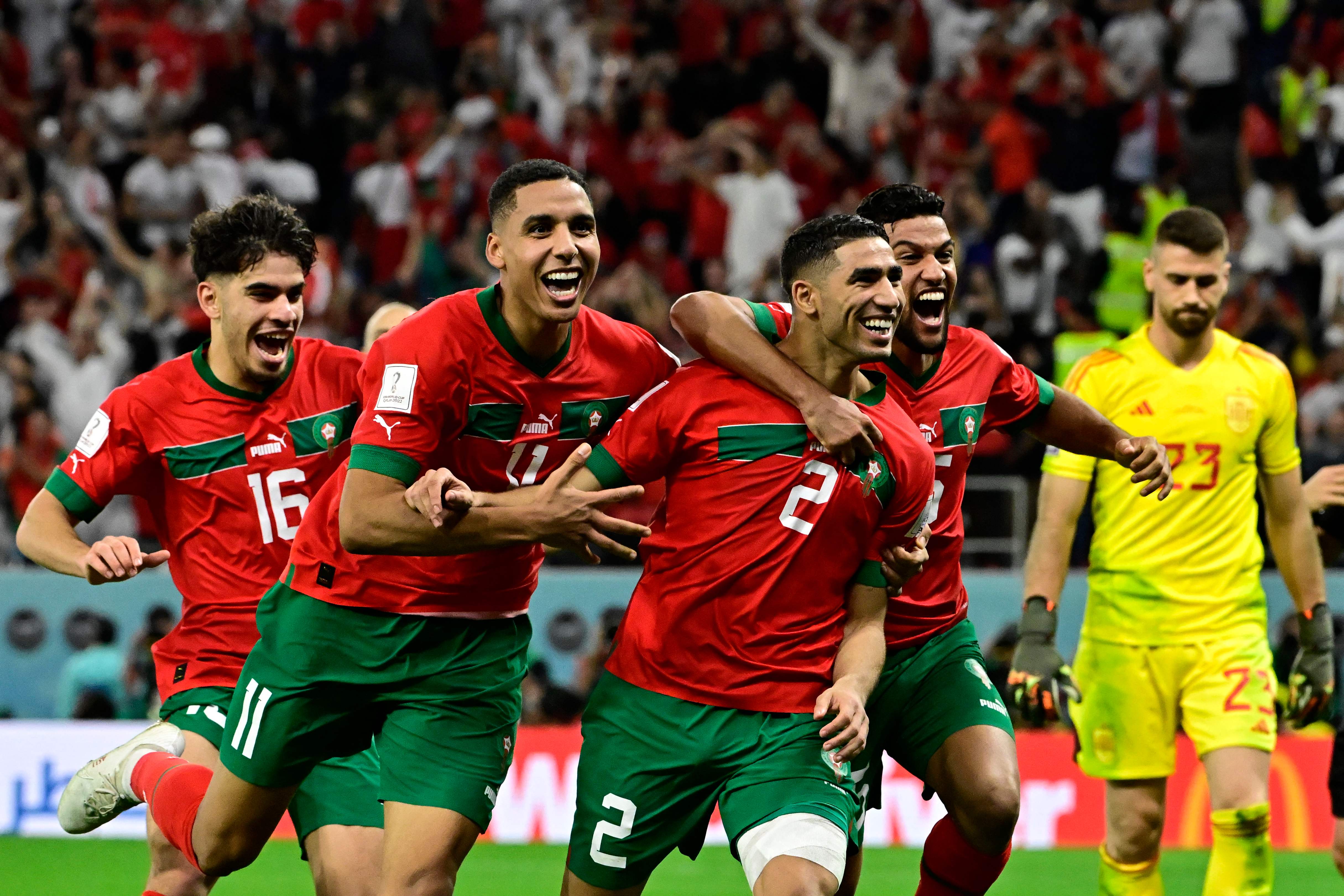 Morocco heroes stand tall to make history as Spain shrink in shootout