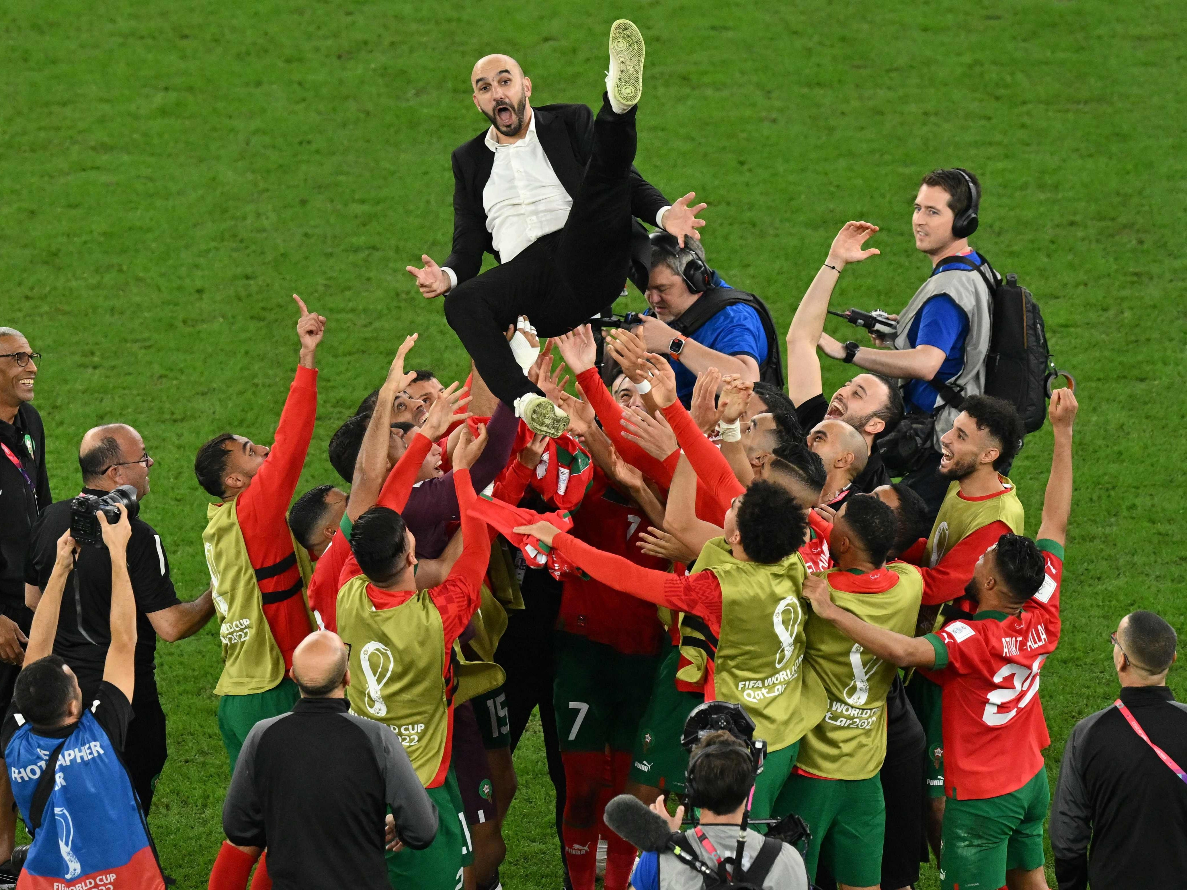 Morocco heroes stand tall to make history as Spain shrink in shootout