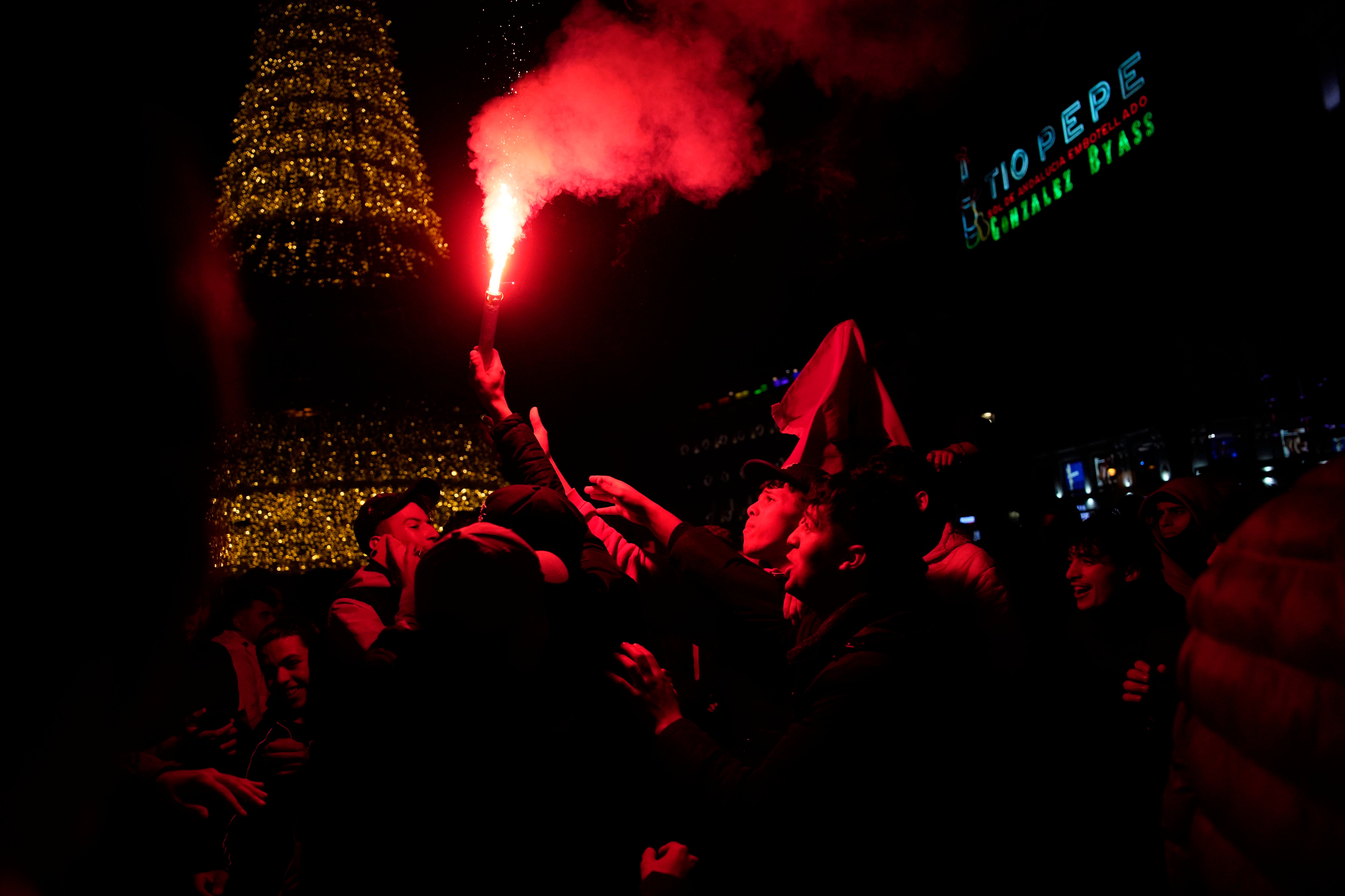 WCup Spain Morocco Soccer Fans