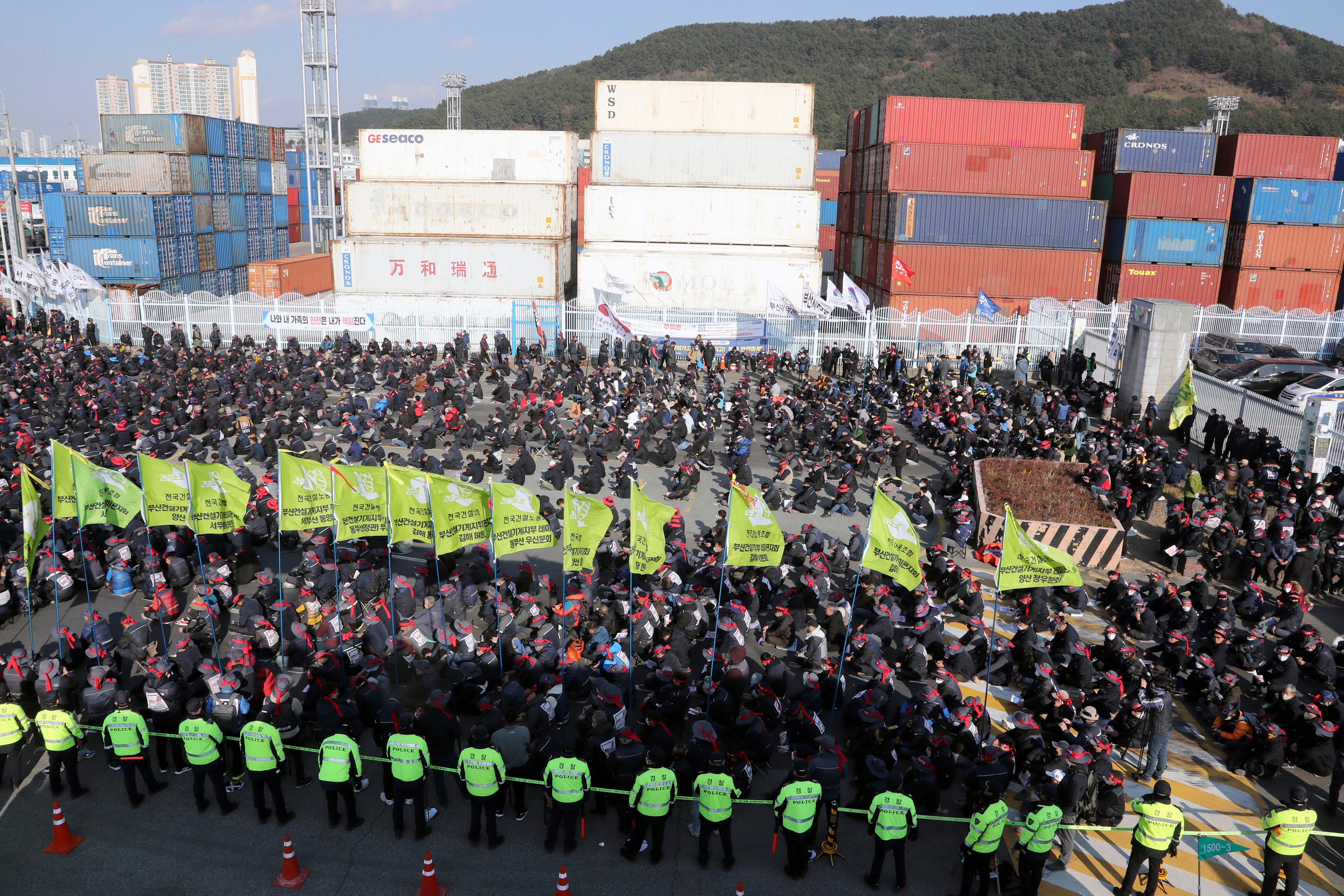 South Korea Truckers Strike