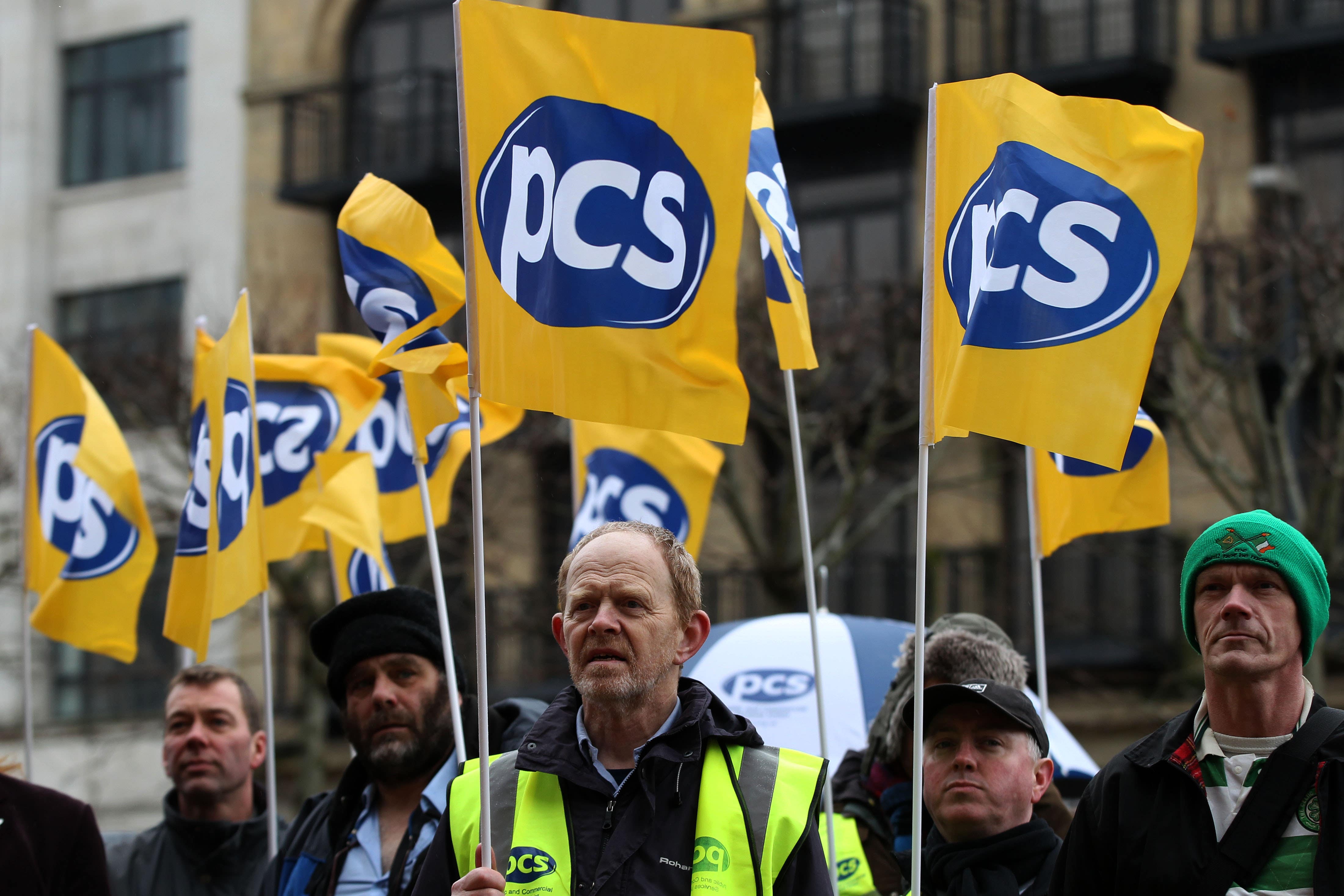 PCS union (Lynne Cameron/PA)