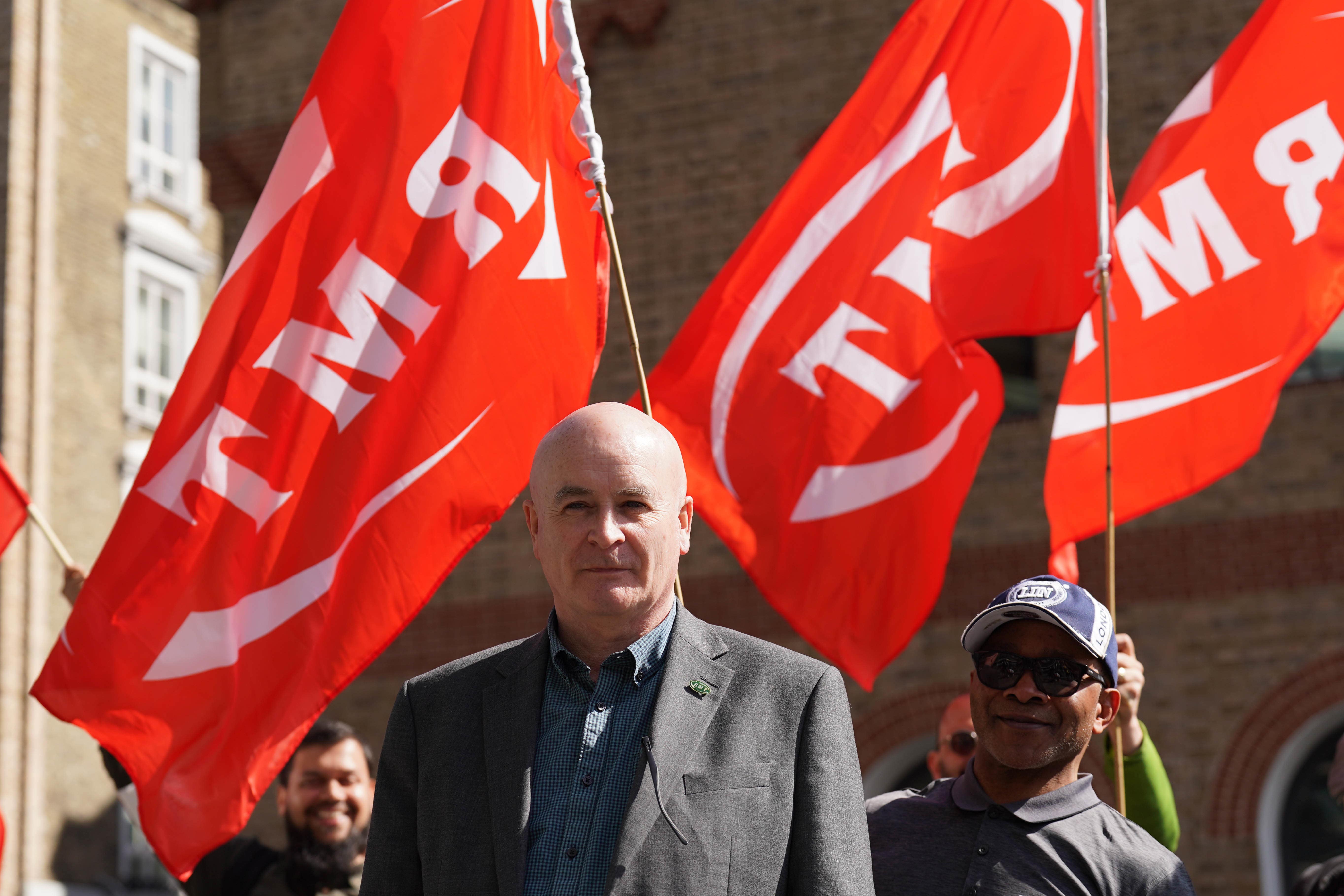 RMT general secretary Mick Lynch (Stefan Rousseau/PA)